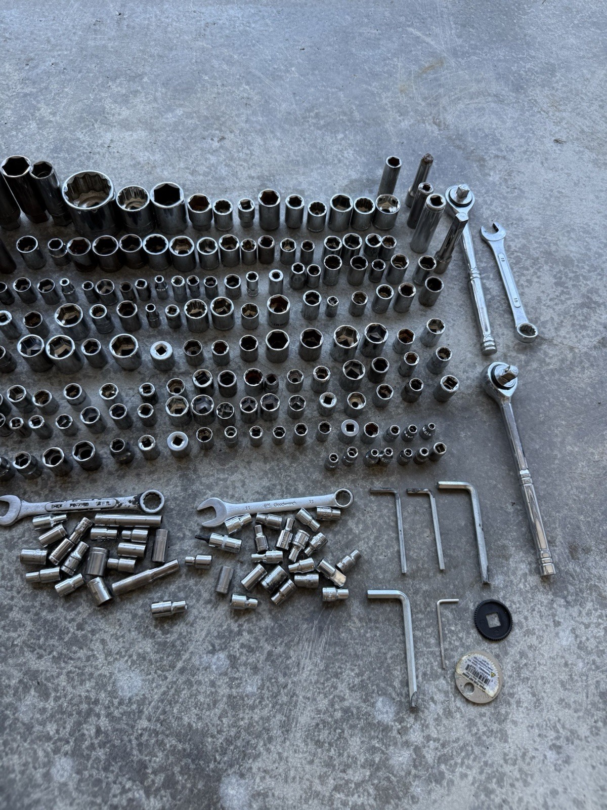 Large Mixed Socket & Tool Lot – 150+ Pieces – Deep, Impact & Standard Sockets