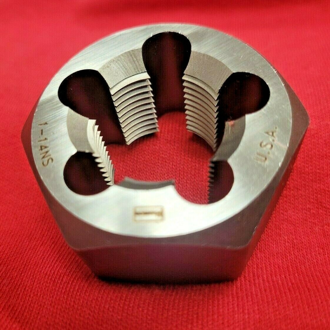 TEMPORARILY UNAVAILABLE 1″-14 NS x 1.81″ Hex Irwin 7267 Rethread Die CS