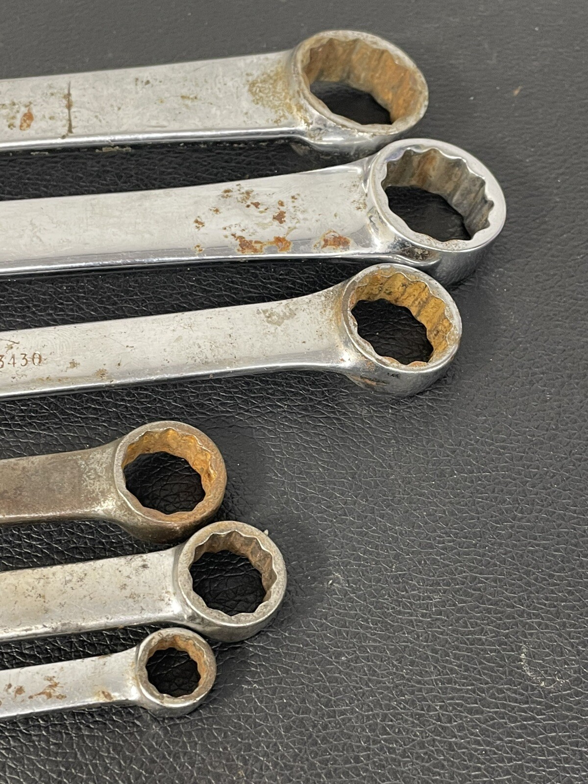 Snap On Combination Wrench Set SAE 6 pc 3/8 to 15/16 inch