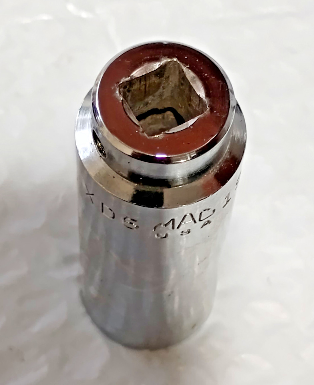 MAC TOOLS XD6-19MM, 1/2″ DRIVE, 19MM. SOCKET, 2.7″ DEEP/HIGH, 6 POINT.