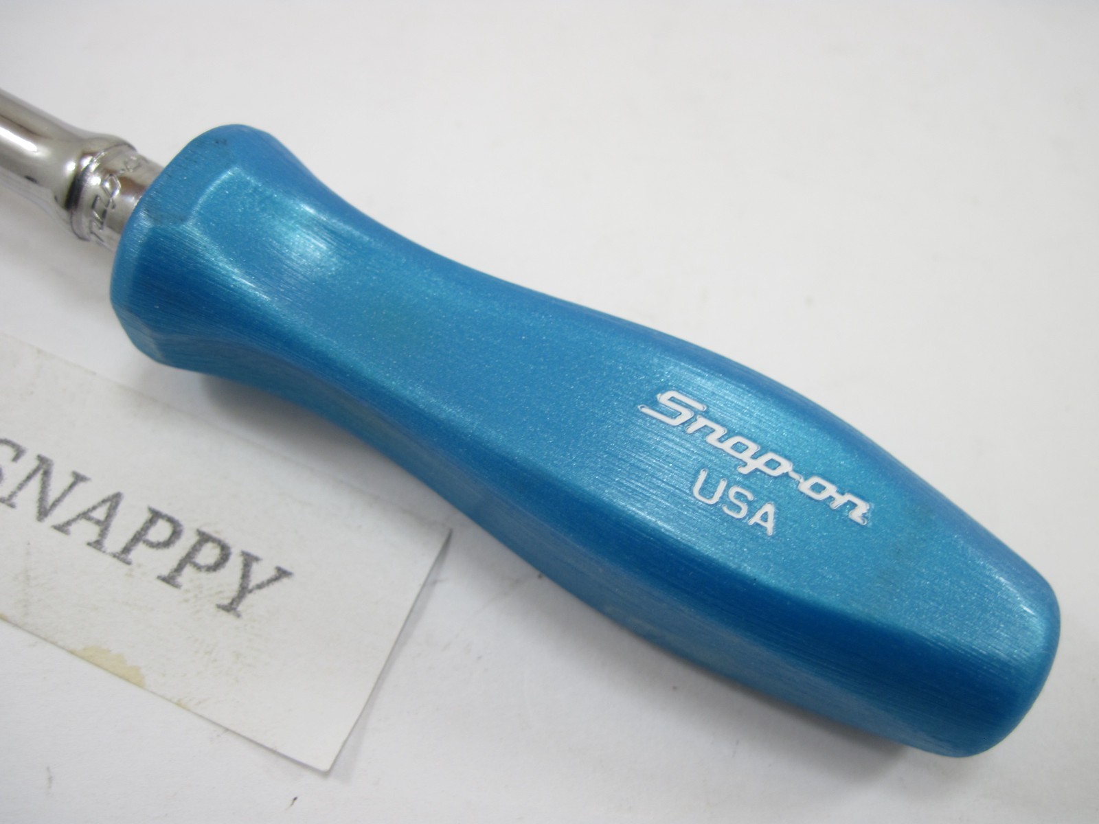 RARE Snap On 1/4″ Drive Pearl Blue Hard Handle Ratchet TM836 NEW