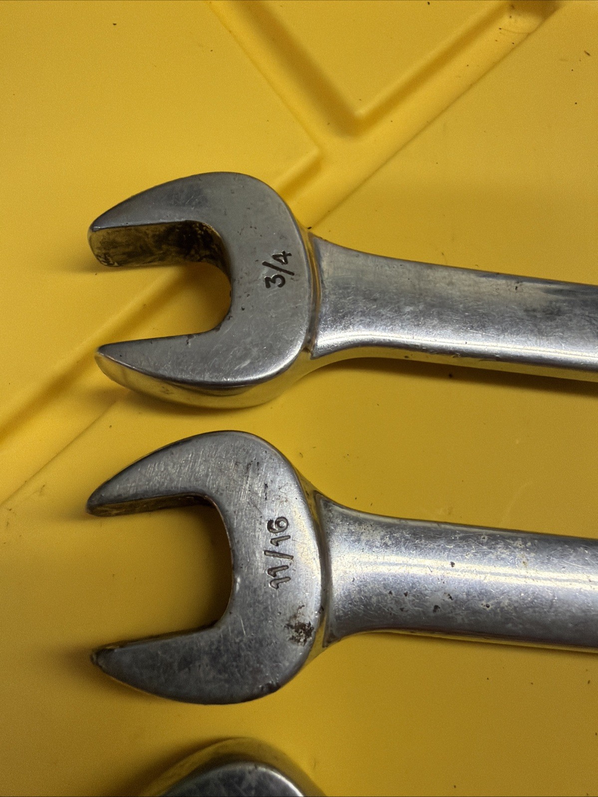Snap-On Tools USA SAE Open-End RXS Flare Nut Combination Wrench SET of 7