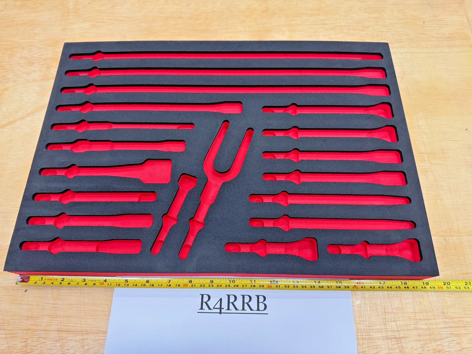 Snap-On Tools NEW RED Foam Organizer Tray ONLY For PHG1020BKFR Air Hammer Bits