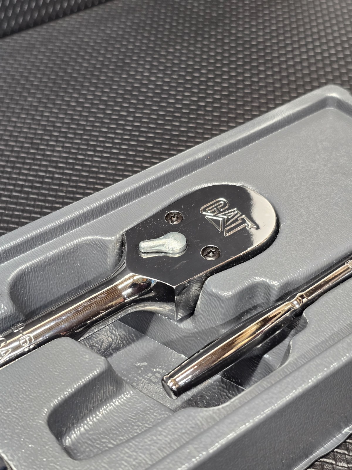 Caterpillar Tools Cat USA 3pc Ratchet Set By Snapon 233-1637 1/2 3/8 1/4