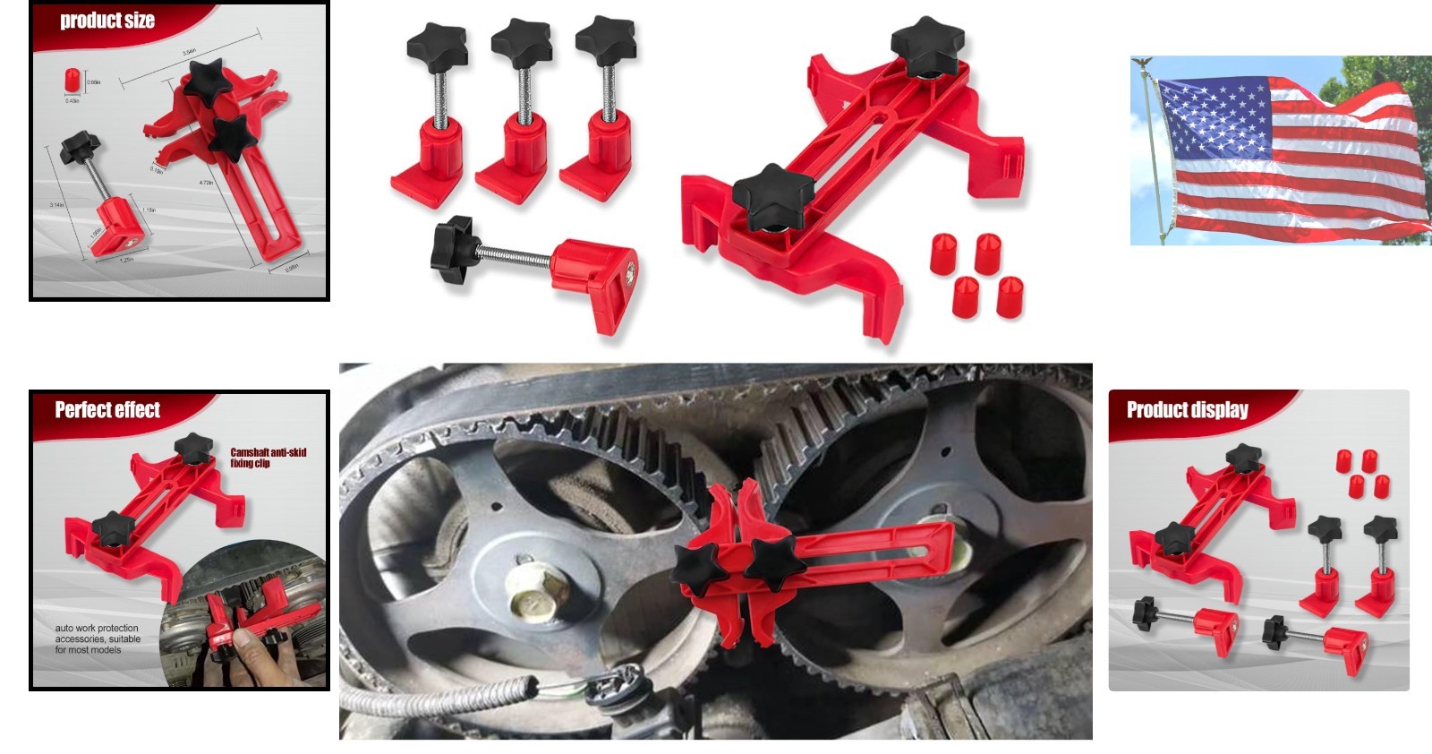 Camshaft Locking Tool Kit for Accurate Engine Timing – 3.54 x 4.72 in