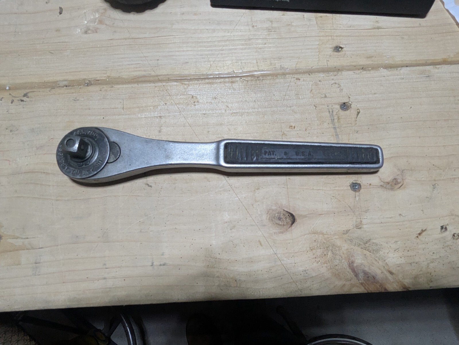 Vintage Craftsman 1/2″ Drive Stainless Steel 43763 Ratchet Socket Wrench Tool