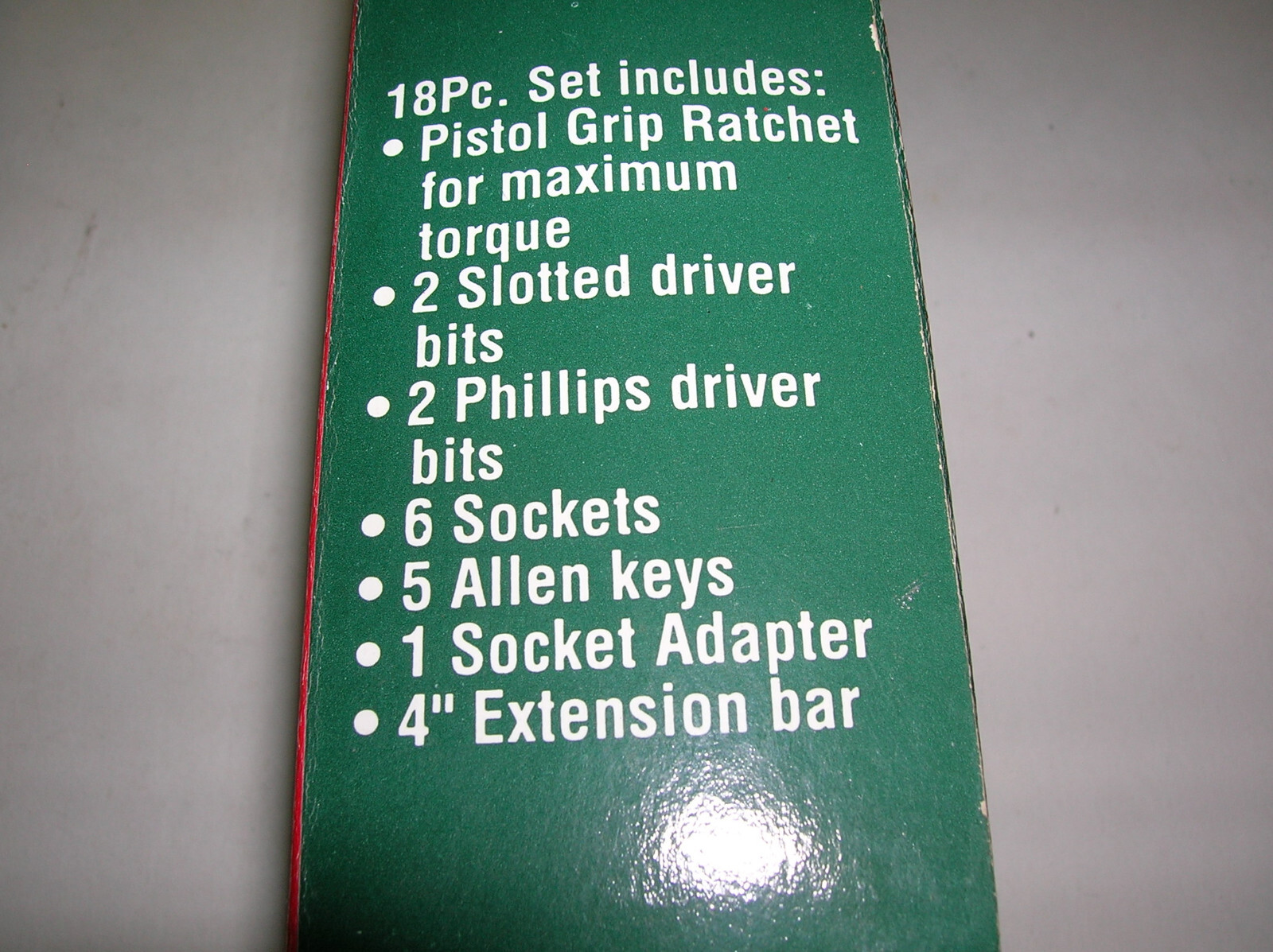 Multi-Ratchet Set 18pc Sockets & Bits Vintage Ratcheting Built in Storage DUREX