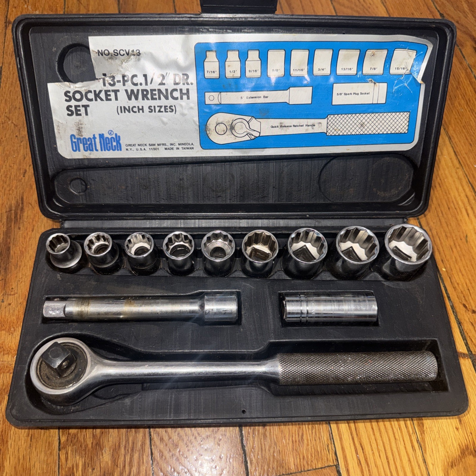 Proto Challenger 1660D Ratchet Wrench 1/2″ Drive Thumb Wheel USA 10″ knurled