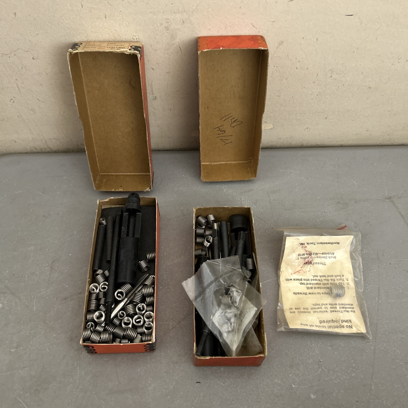 Heli-Coil Master Thread Repair Packs for spark plug threads Both Packs Included