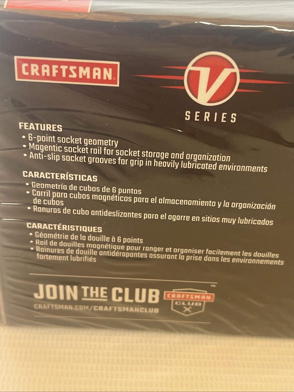 Craftsman V-Series 1/2″ Drive 13 Piece SAE Deep Socket Set CMMT17395V