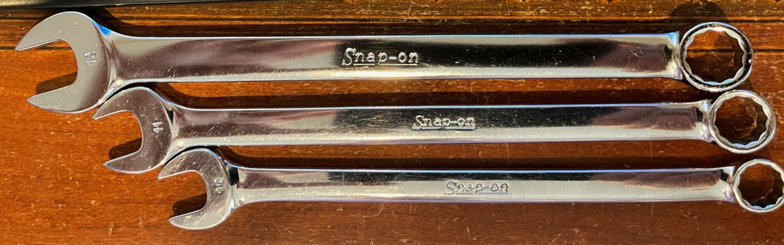 Snap-on OEXM713 – 13 Piece Metric Standard Handle 12Pt Combination Wrench Nice !
