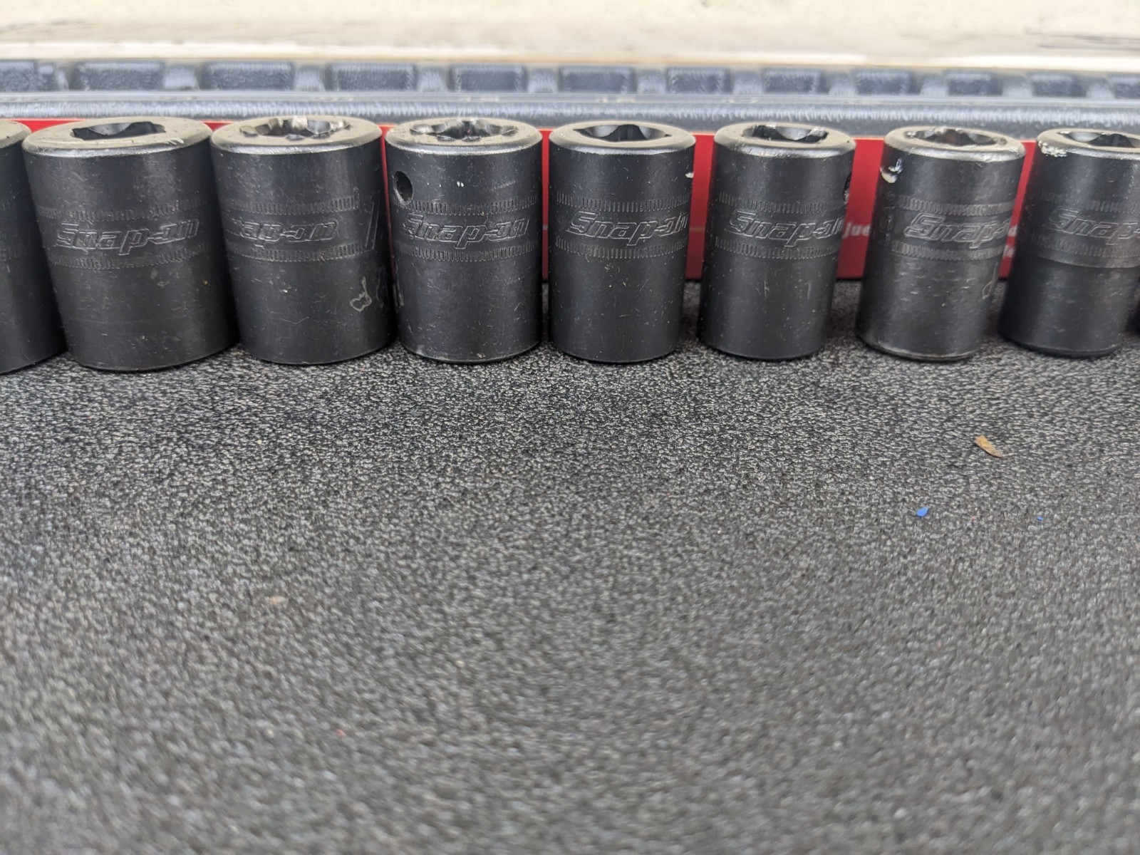 #bm356 Snap On Tools 315IMMYA 15pc 1/2″ Drive Metric Impact Socket Set 10-24mm