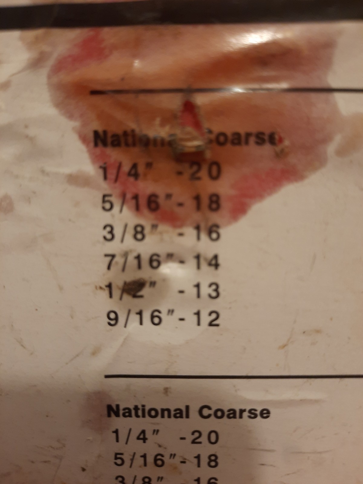 National Coarse Rethreading Taps 6 Piece Set