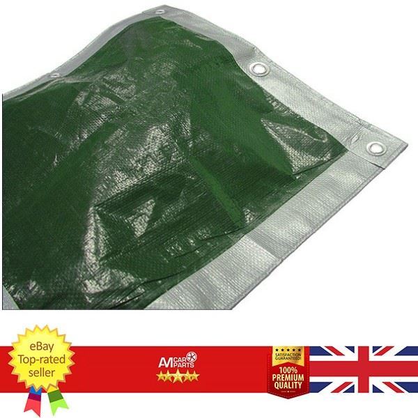 Tarpaulin – Green / Silver – 5.4m x 3.6m FAITHFULL FAITARP1812