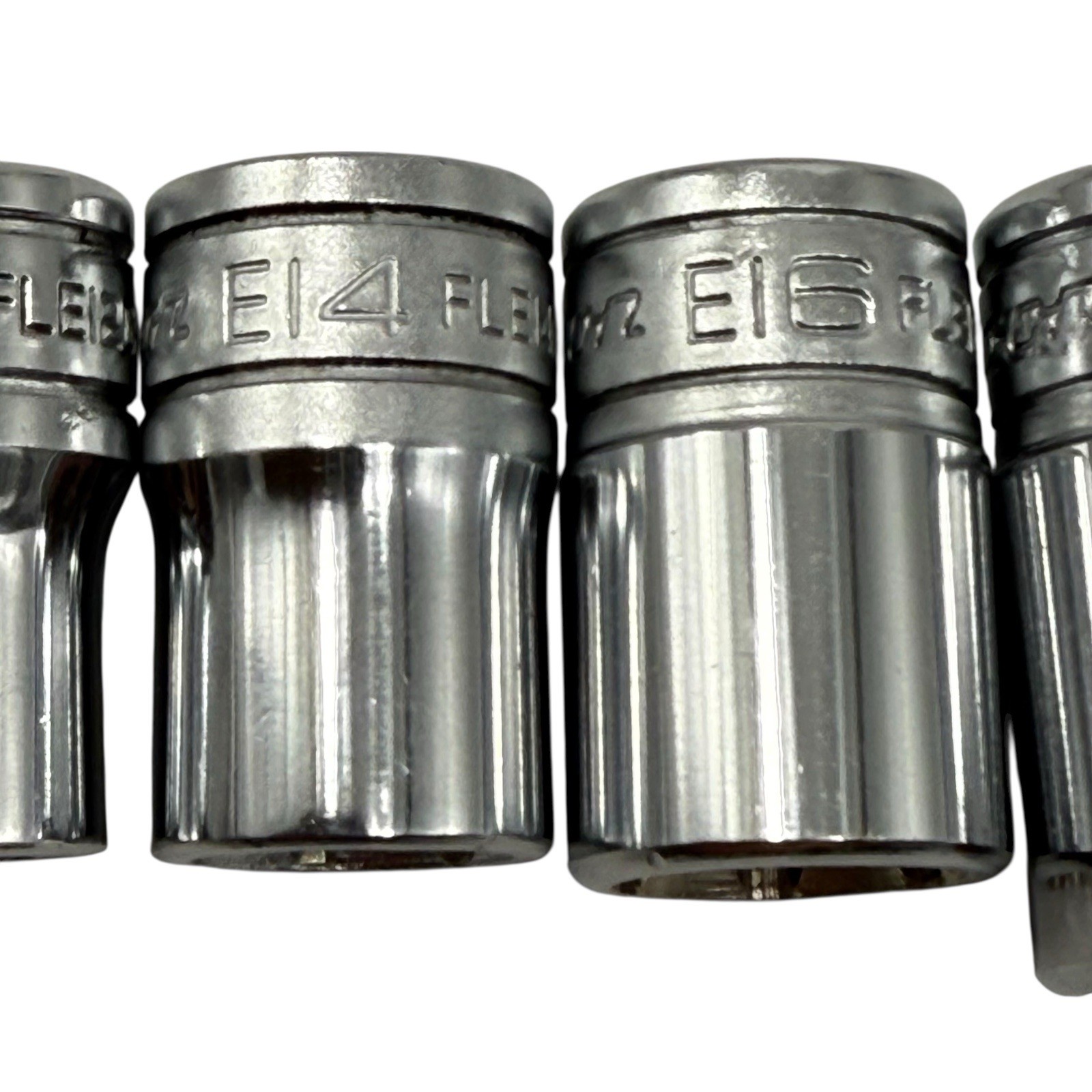 Snap On 5 pc Shallow Inverted Torx Socket FLE140 3/8″ Drive E18 E16 E14 E12 E10