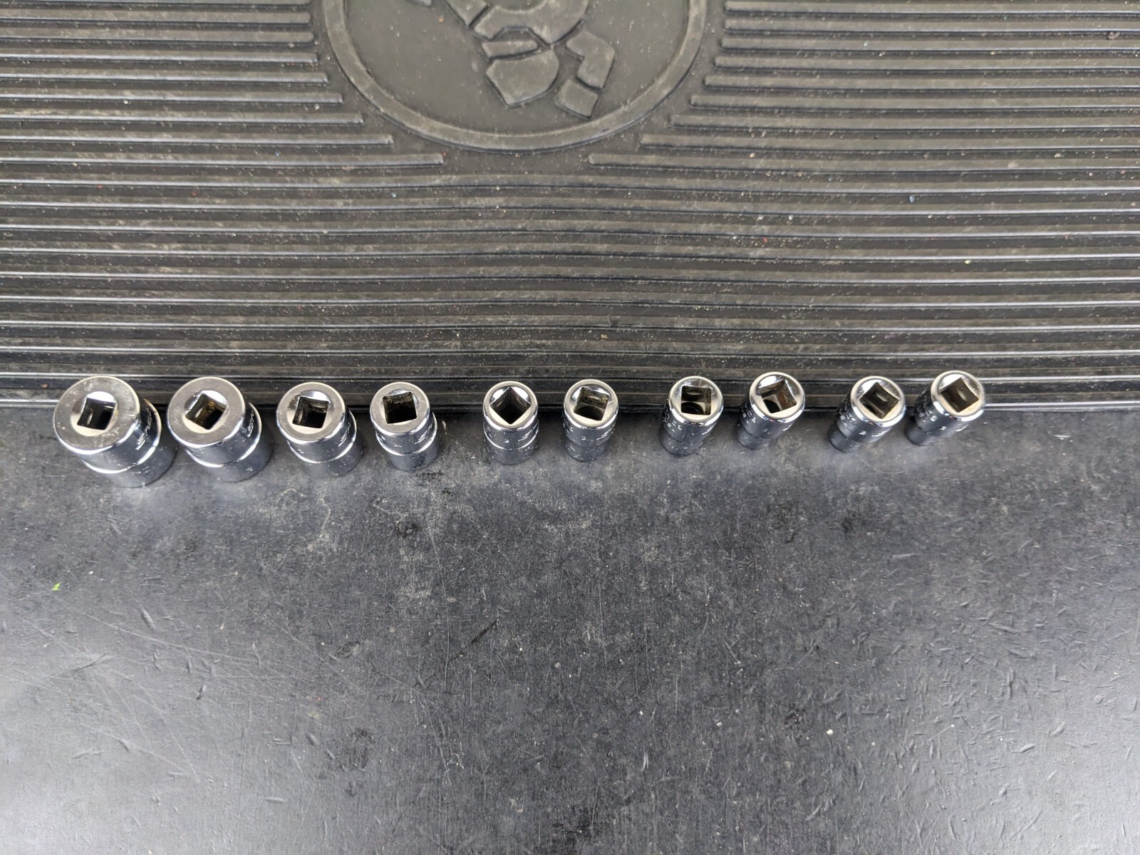 #bg107 Snap-on Tools 110TMDY USA 10pc 1/4″ Drive SAE Shallow 12pt Socket Set