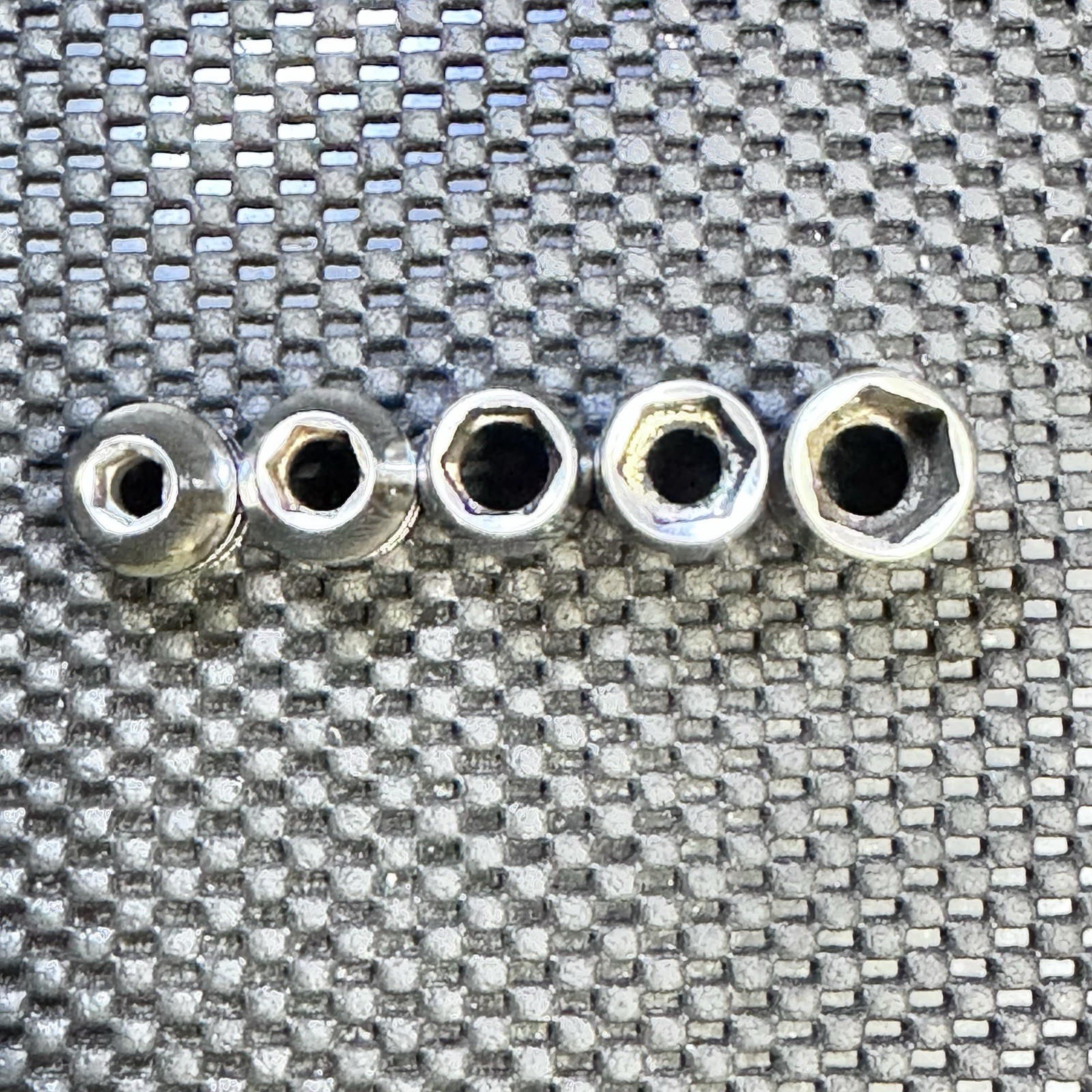 SNAP ON USA 5pc 3/8 Drive SAE 12 Pt Chrome Low Profile Socket Set 1/4”-1/2”