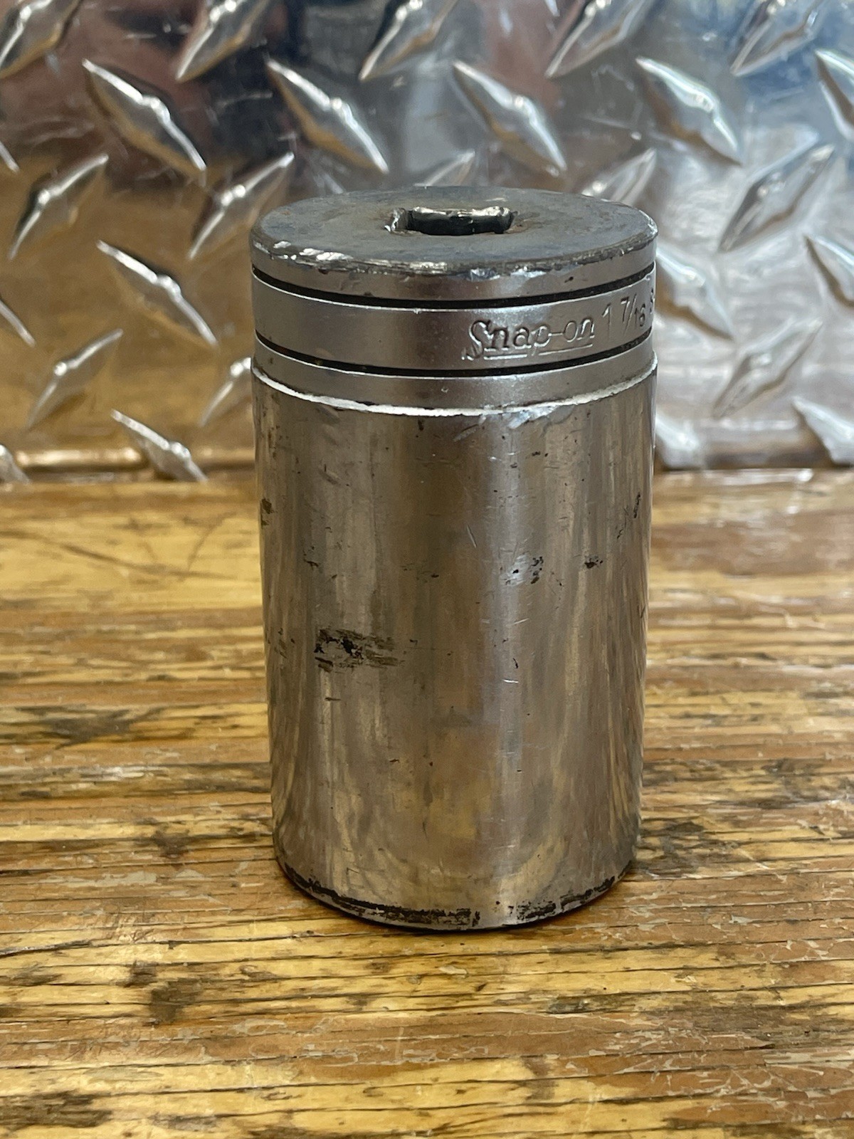 Vintage SNAP ON S461 – 1/2″ Dr 12pt SAE Deep Socket, 1-7/16″