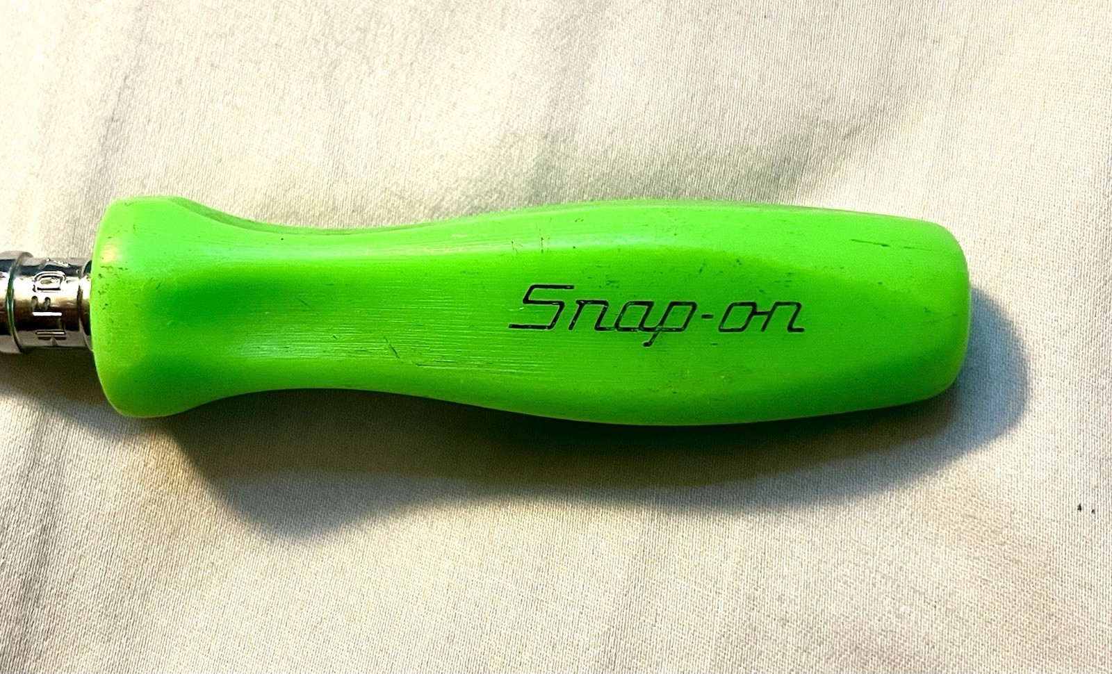 Snap-on Neon Green THLFD72 1/4 Drive Flex Head Ratchet