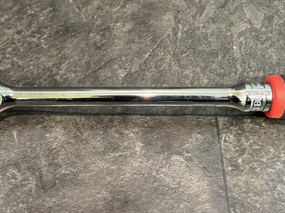 Snap-on FHL80 3/8″ Drive RED Soft Grip LONG Fixed Head Ratchet