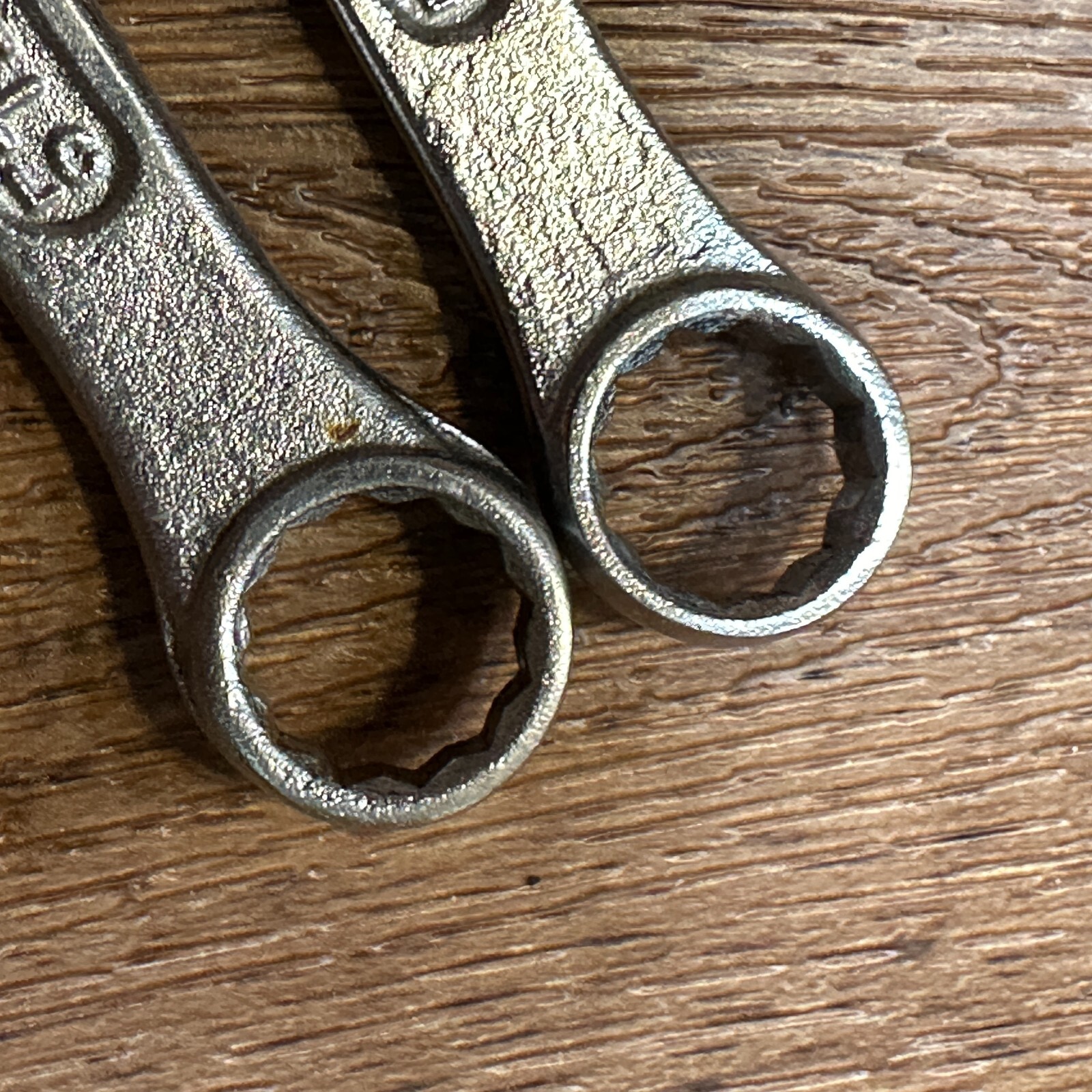 Lot of 2 Vintage Generic USA 7/16″ Combination Wrench 12 Point Forged Steel