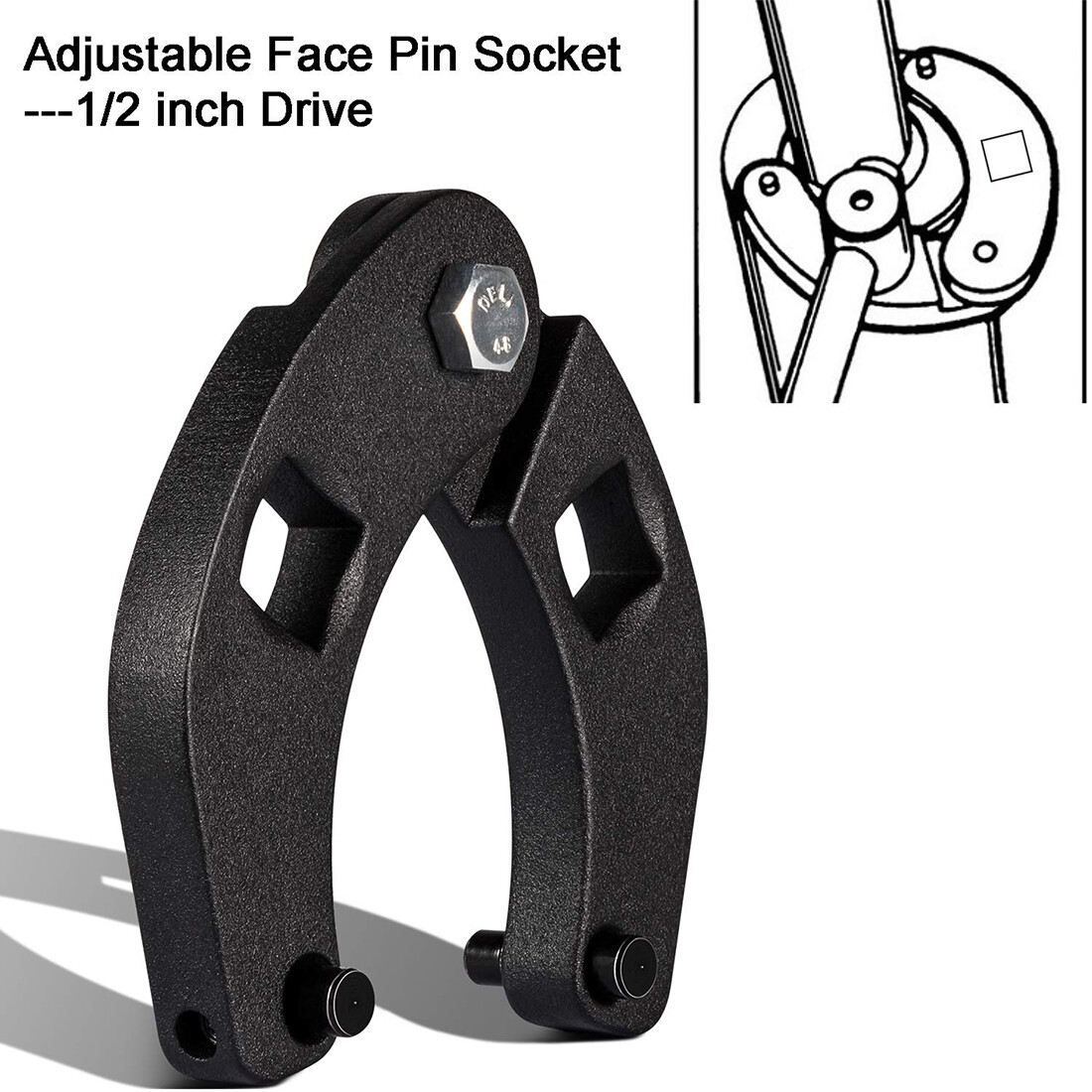 1266 Adjustable Gland & 7463 Universal Gland Nut Wrench for Hydraulic Cylinders
