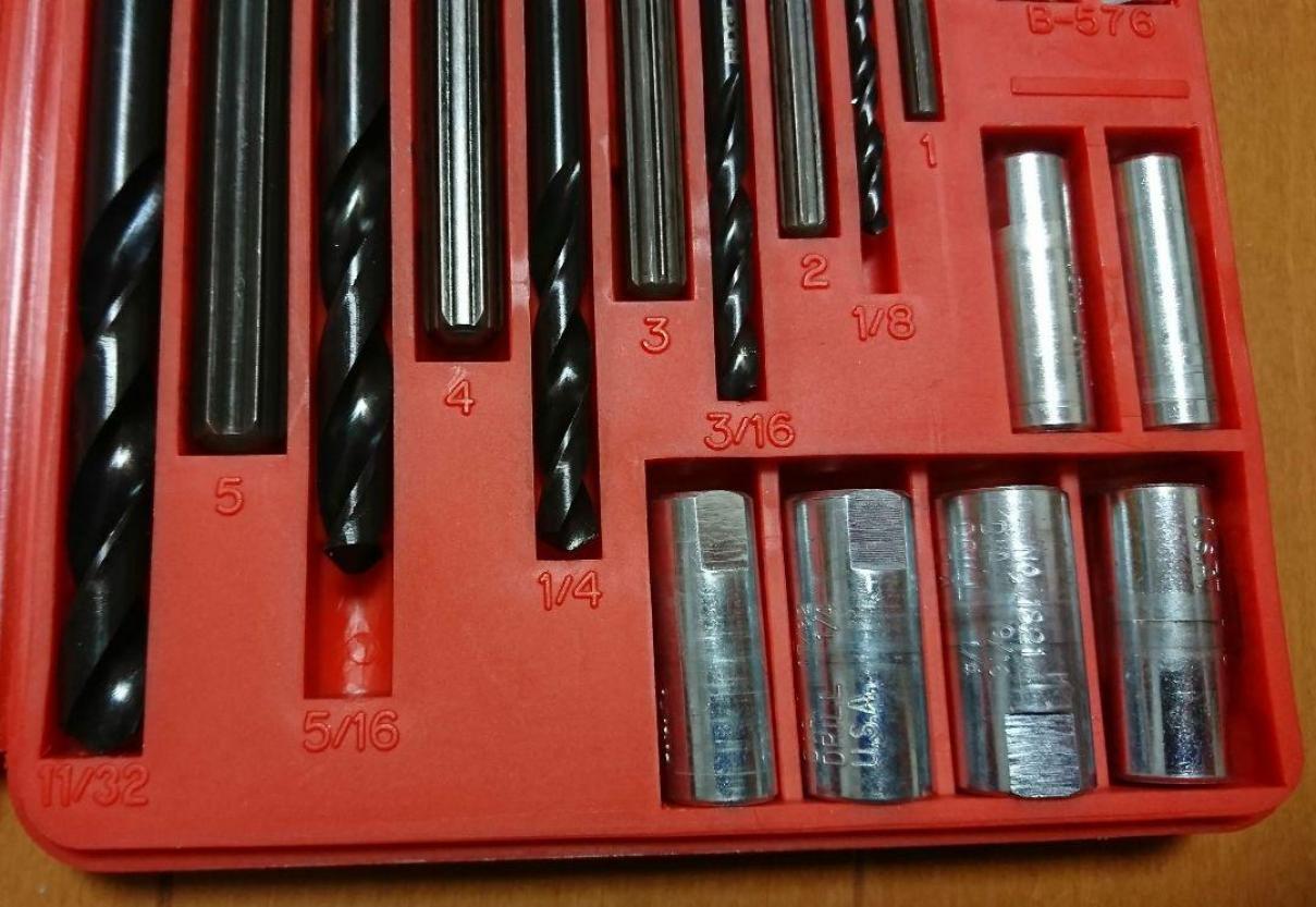 Blue-Point E1020 19pc Screw Extractor Set Snap-on Import From Japan
