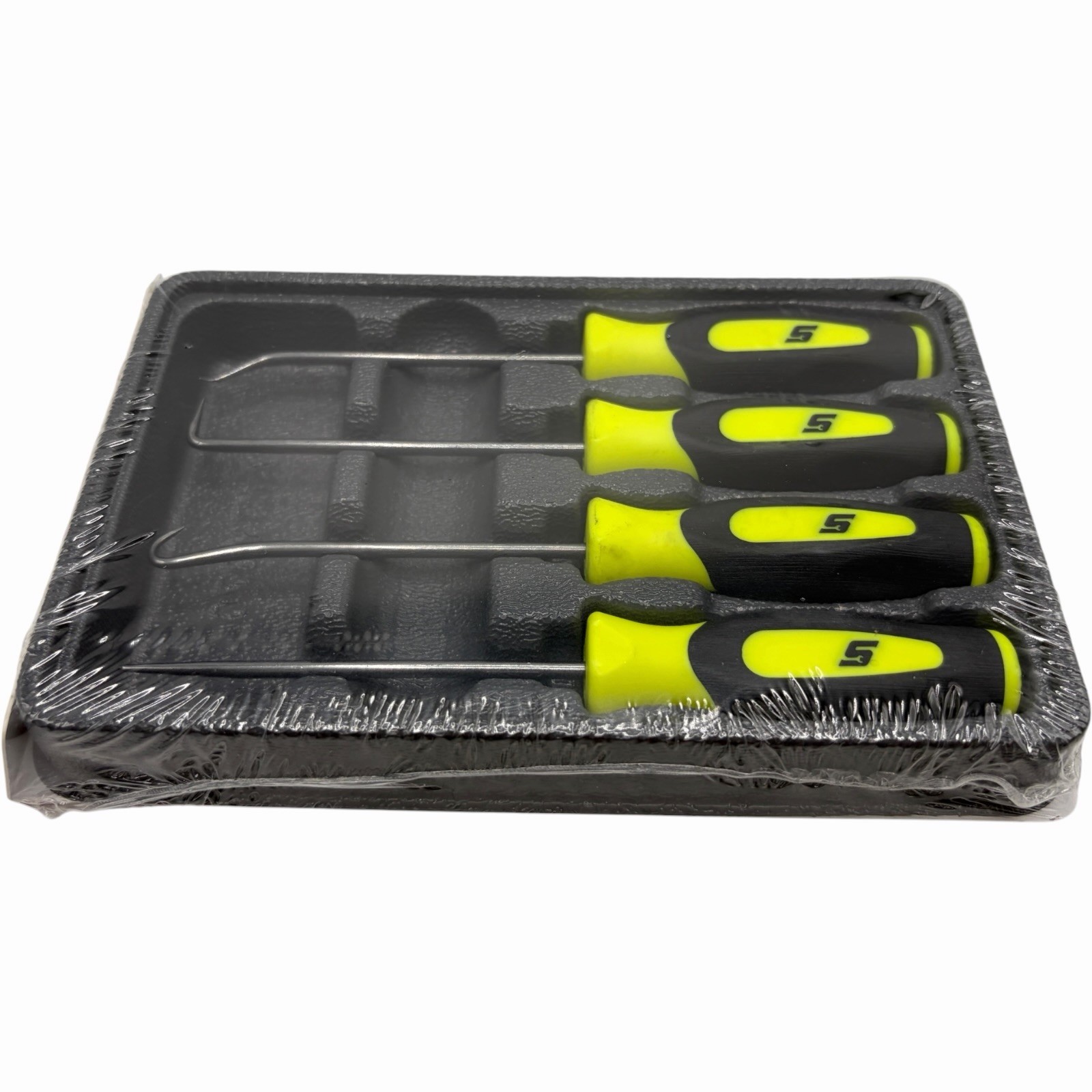 Snap On Tools Mini Pocket Pick Awl Set 4 piece High Vis 6 inch Straight Bent 90