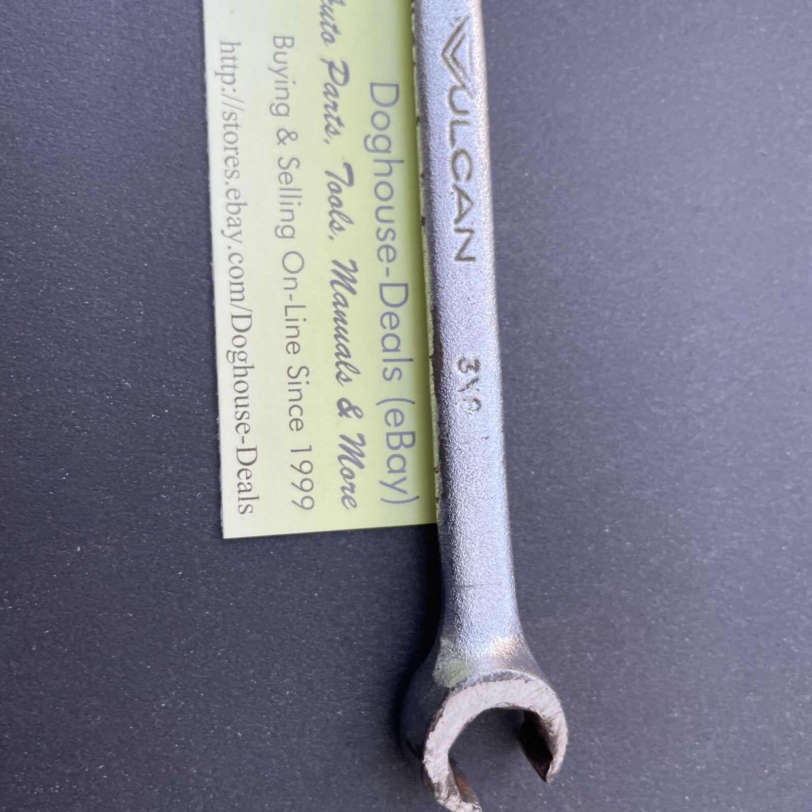 3/8″ Vulcan Flare Nut Open End Combination Wrench, 1312, 5.5″, Free US Ship
