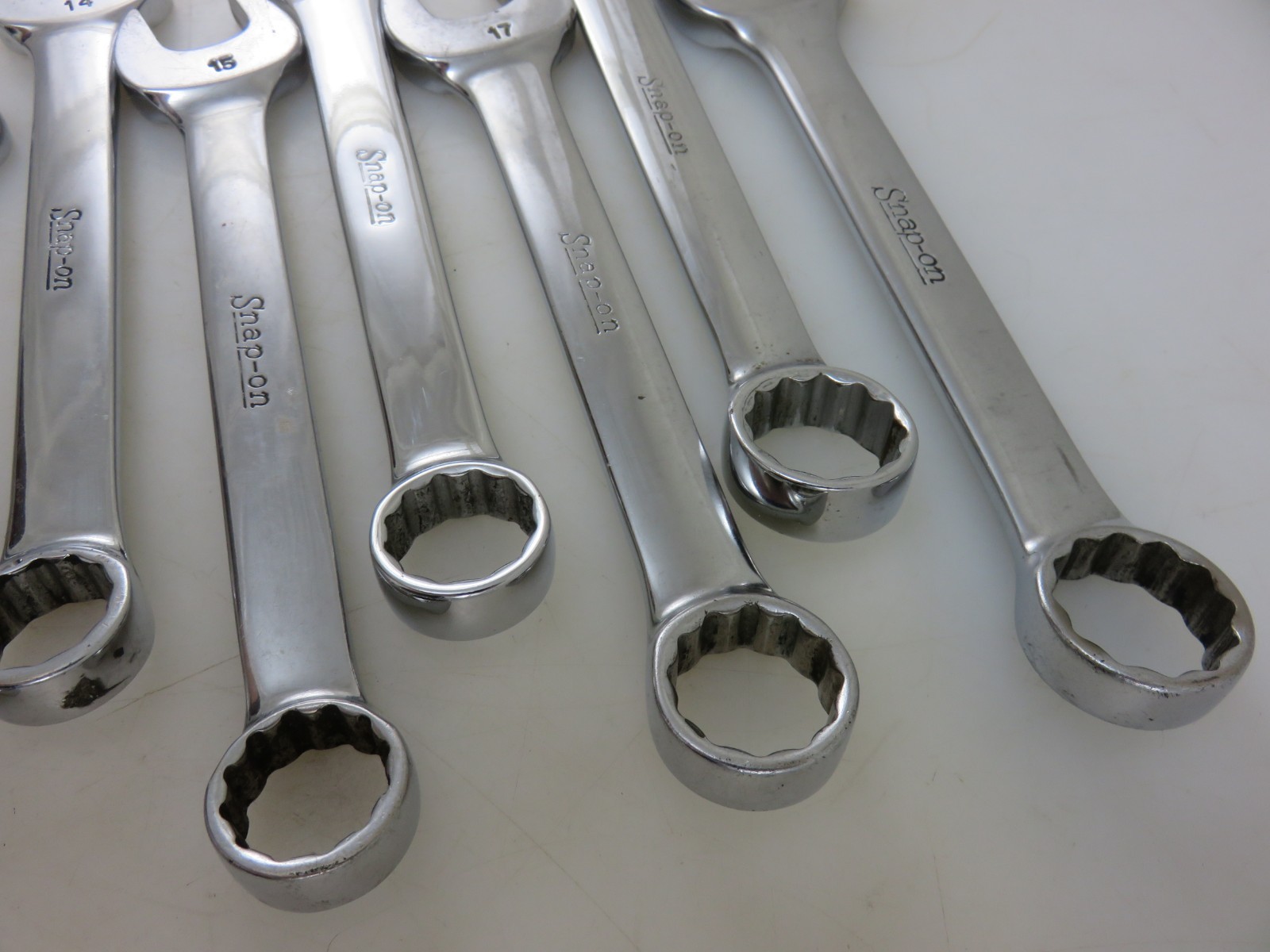 Snap-On OEXM SHORT Metric Combination Wrench 6mm-18mm 14pc Set Vintage USA