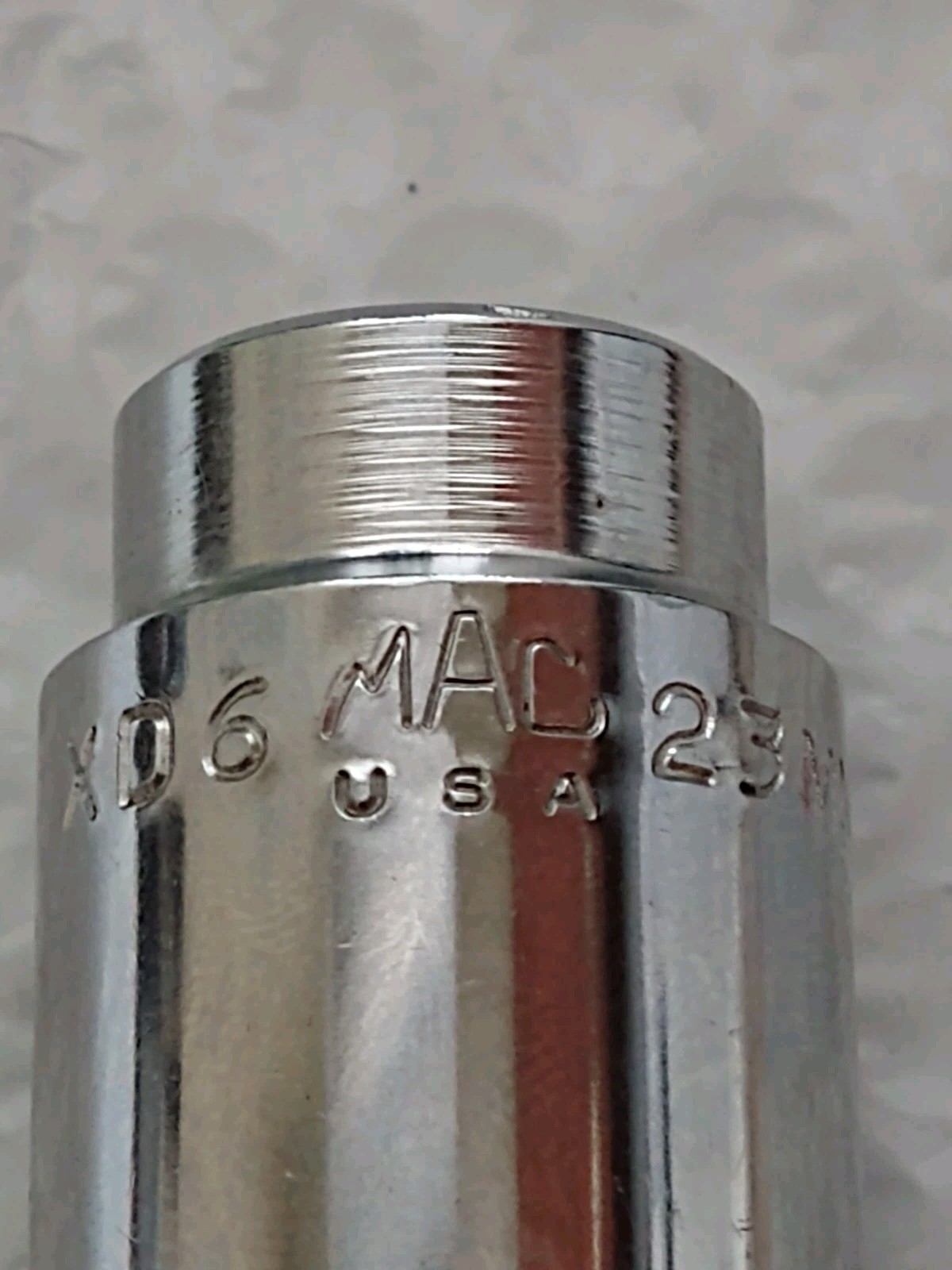 MAC TOOLS XD6-23MM. SOCKET, 2.7″ DEEP/HIGH, 6 POINT.