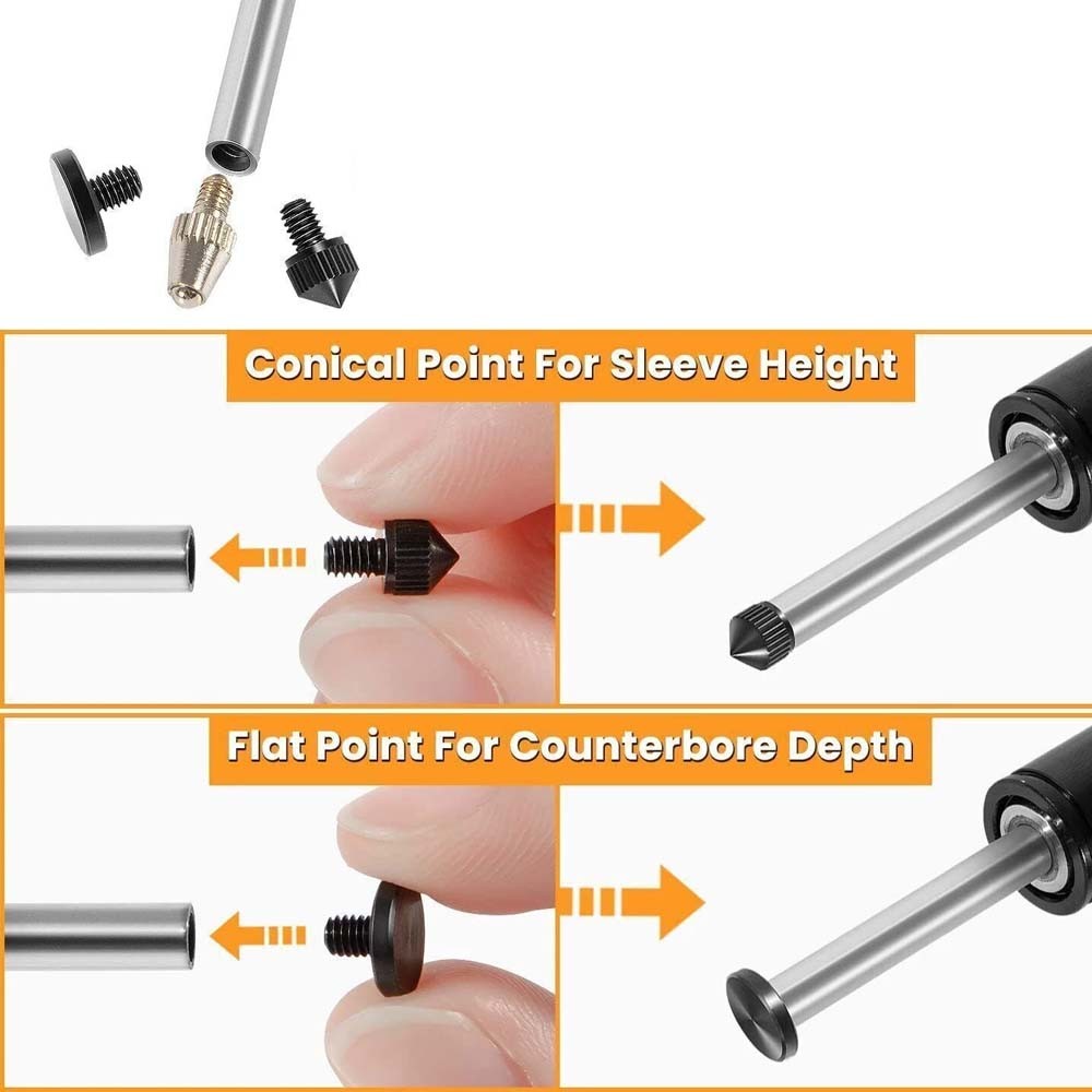 6434 Sleeve Height Counter Bore Gauge for All Diesel Engines 0.001″ Range 0-1″