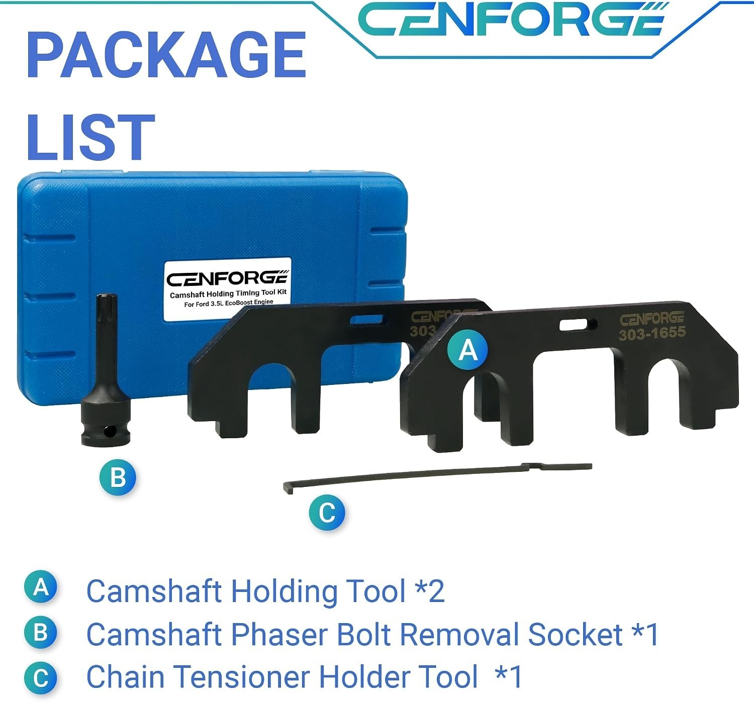 303-1655 Camshaft Holding Tool, 3.5 Timing Tool Kit Compatible with 3.5L EcoB…