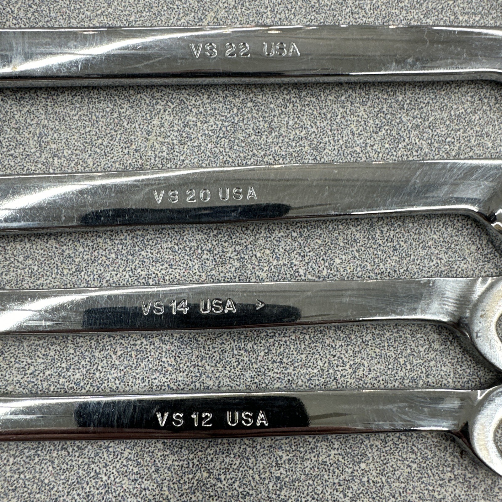Snap On Four Way Angle Head Open End Wrench Set 10 Piece 3/8” To 1 1/8” Read