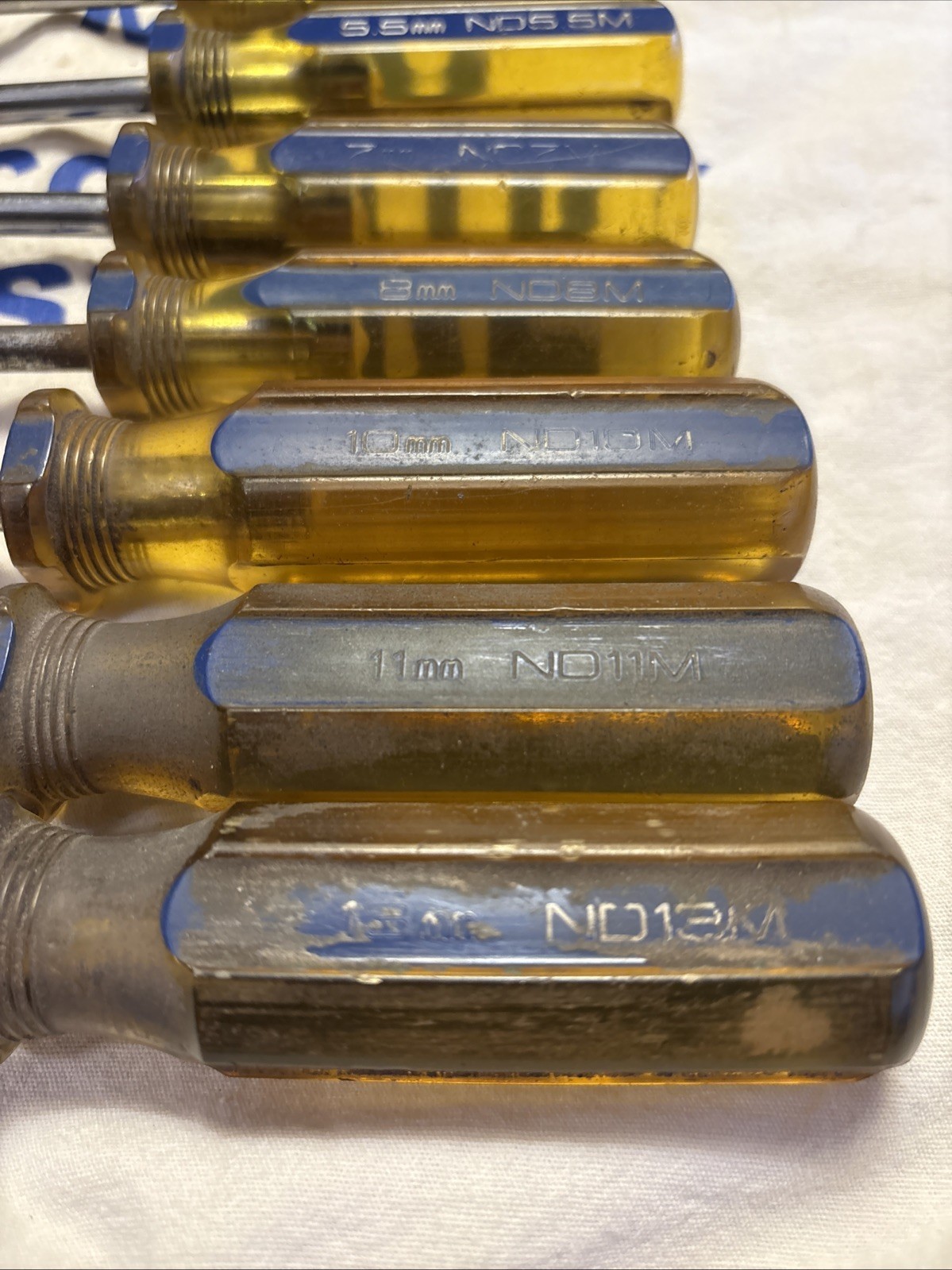 Matco Tools USA 8pc Metric Nut Drivers 4MM-13MM Hard Handle