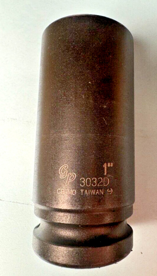 Grey Pneumatic 3032D 1″ SAE 6 Point Deep Impact Socket 3/4 in Drive Warranty