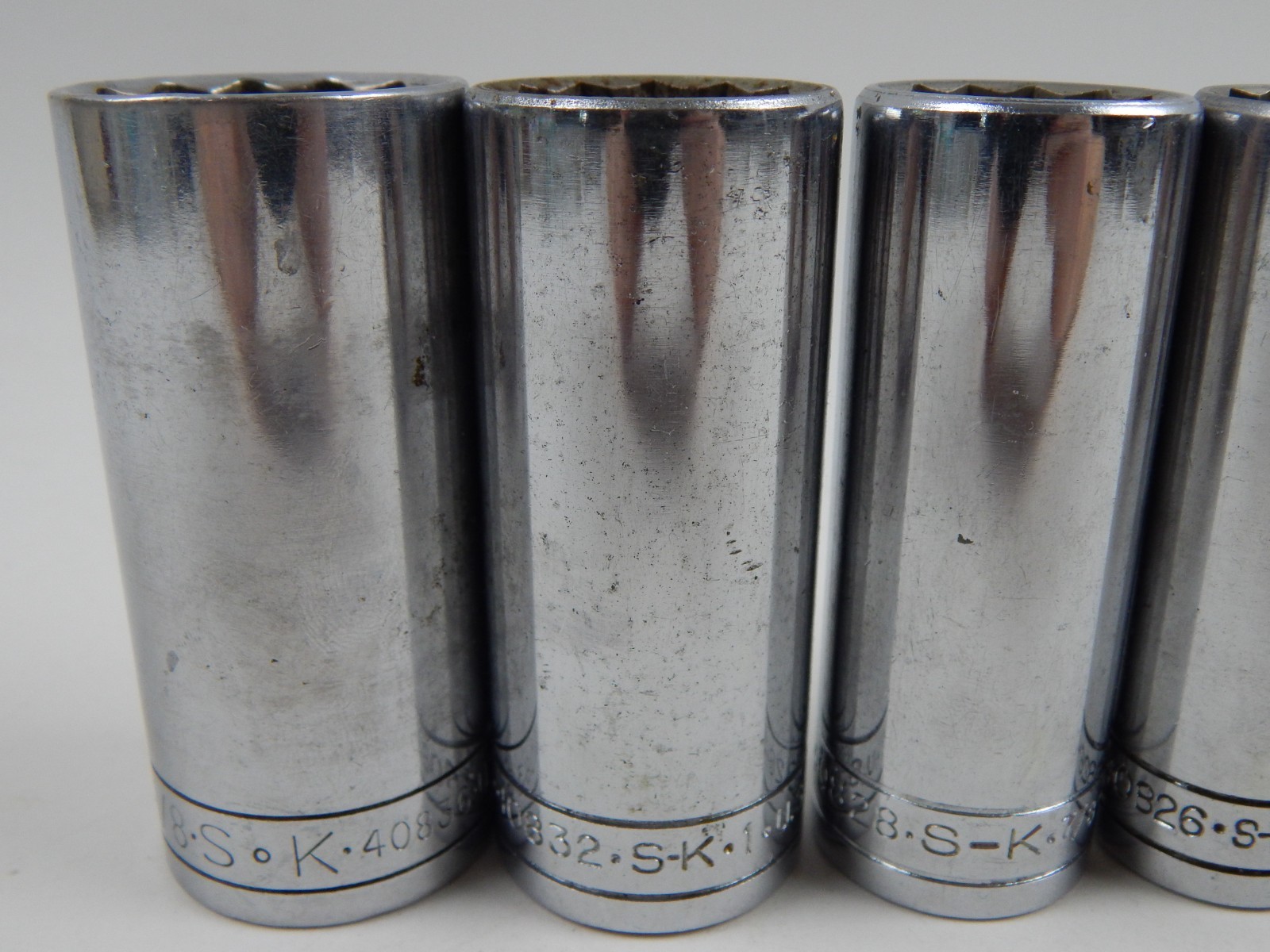 SK Tools 1/2″ Drive Deep Sockets 7 Piece Set 9/16 to 1-1/8″ SAE 41818 to 41836