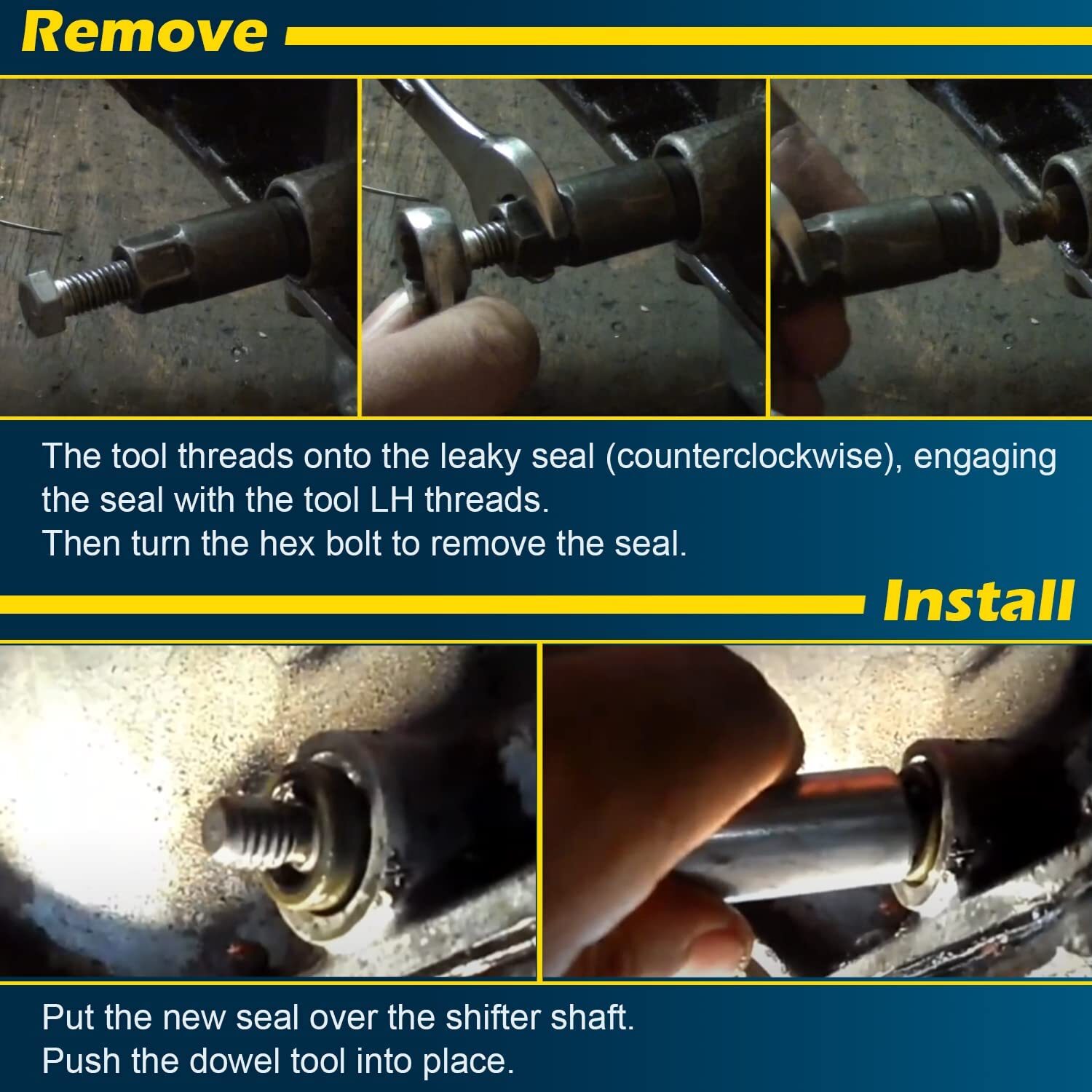 Shifter Seal Remover Installer Tool for GM TURBO 300 350 400 425 475 700-R4 4L60
