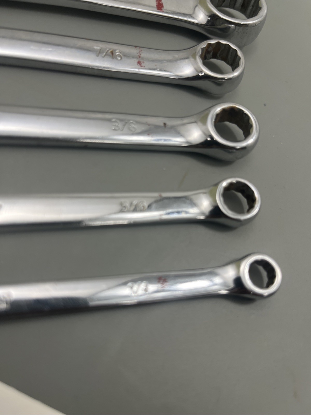 Vintage Kobalt Combo Wrench Set Of 6 SAE 1/4,5/16,3/8,7/16,5/8,3/4”