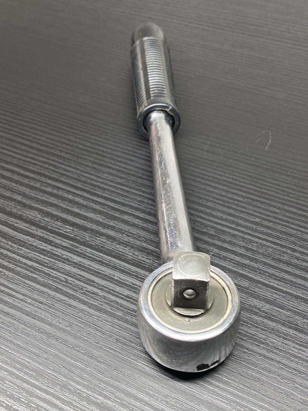 Vintage Proto 1/2” Drive Ratchet No . 1660-3 Small Head Soft Grip Fine Tooth