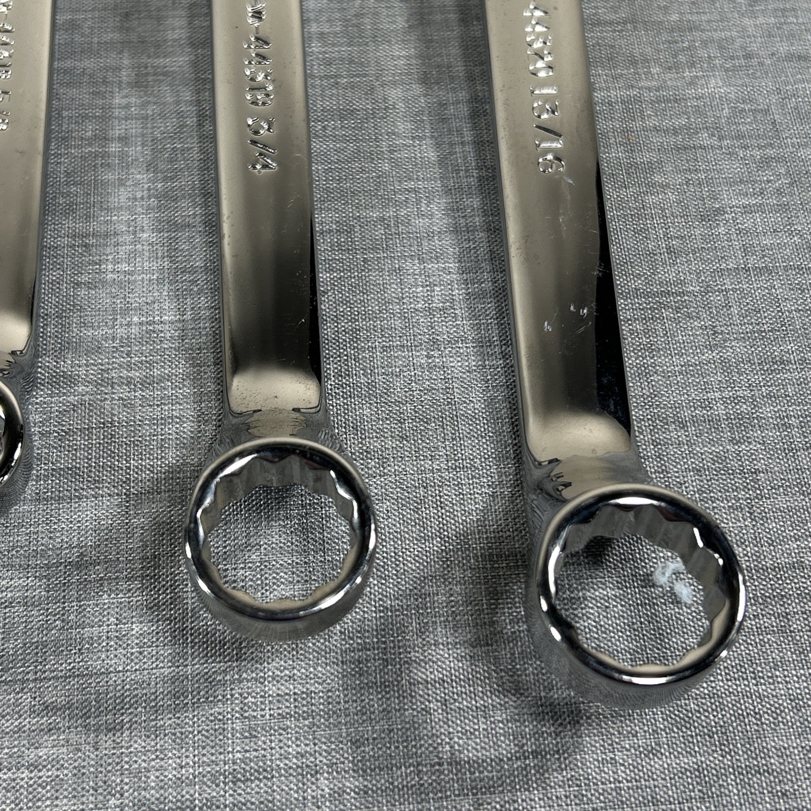 Craftsman USA 5pc SAE 44349 VA Professional Polished Deep Offset Box Wrench Set