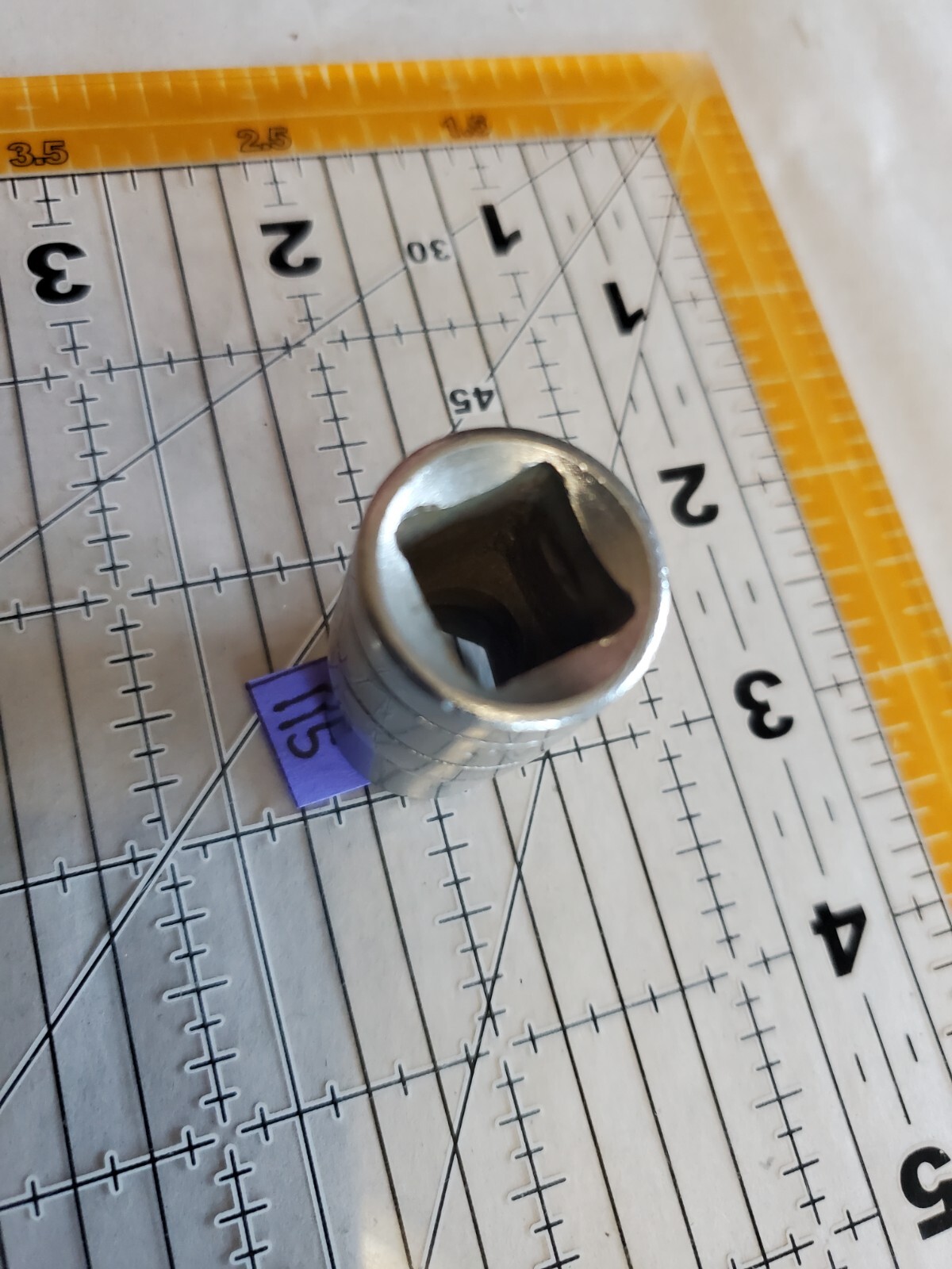 S-K 9/16″ X 1/2″ Shallow Socket 6 Point Ratchet Tool 40118 USA