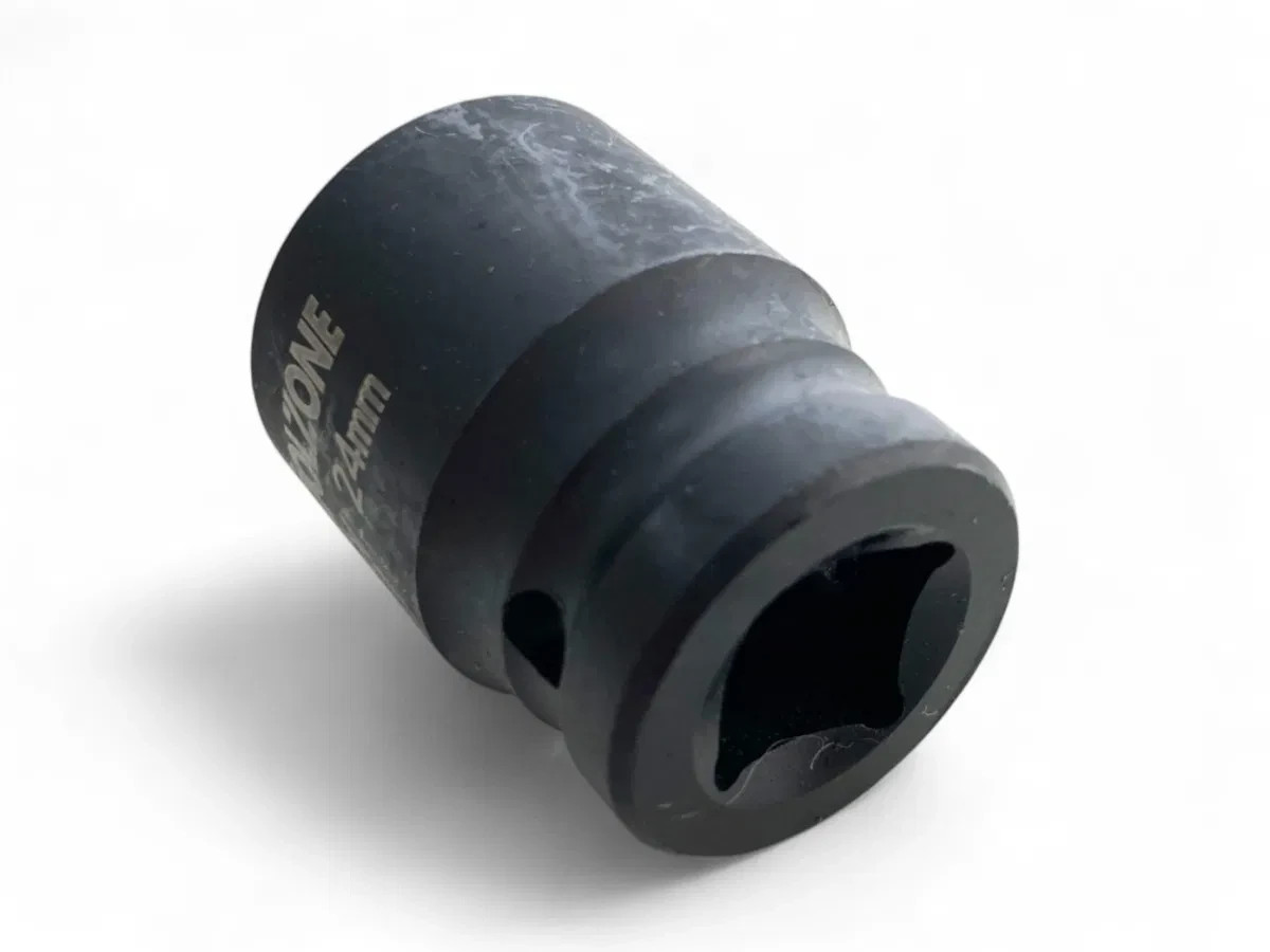 24mm Shallow Impact Socket 1/2″ Drive CR‑V Bi‑Hex 12‑Point Elite 24mm Socket