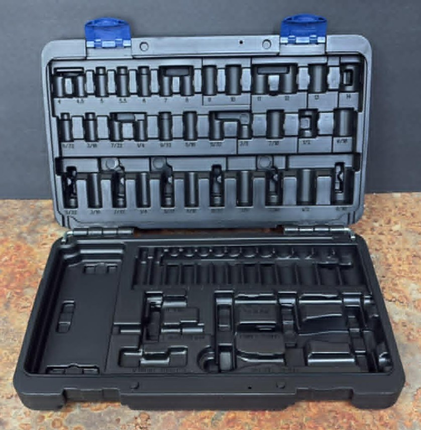 Quinn 3/8 Master Socket Ratchet U-Joint Set CASE ONLY Free Shipping 13×8