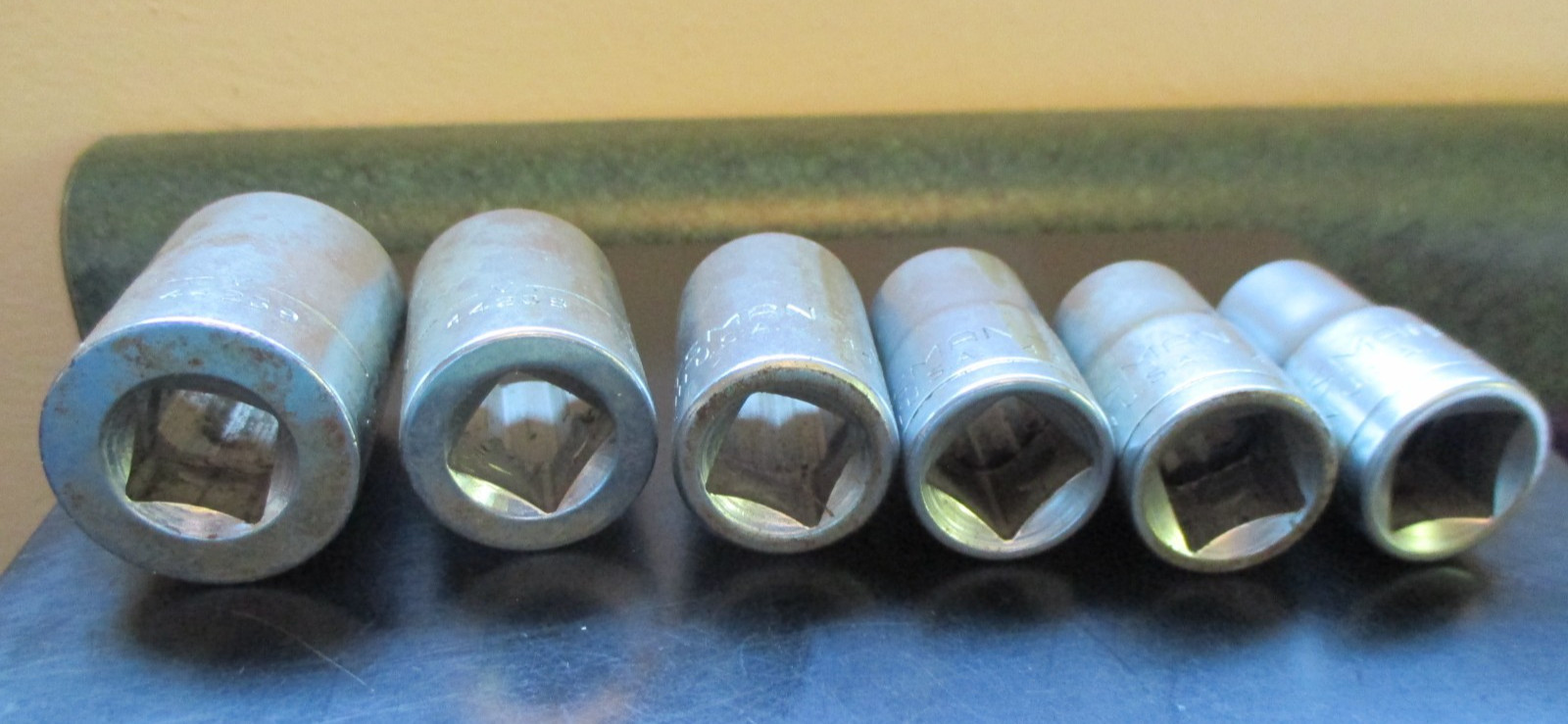 Craftsman 6 pc 1/2” Dr 12 Pt Socket Set Metric 22 19 17 15 14 13 – V- Series