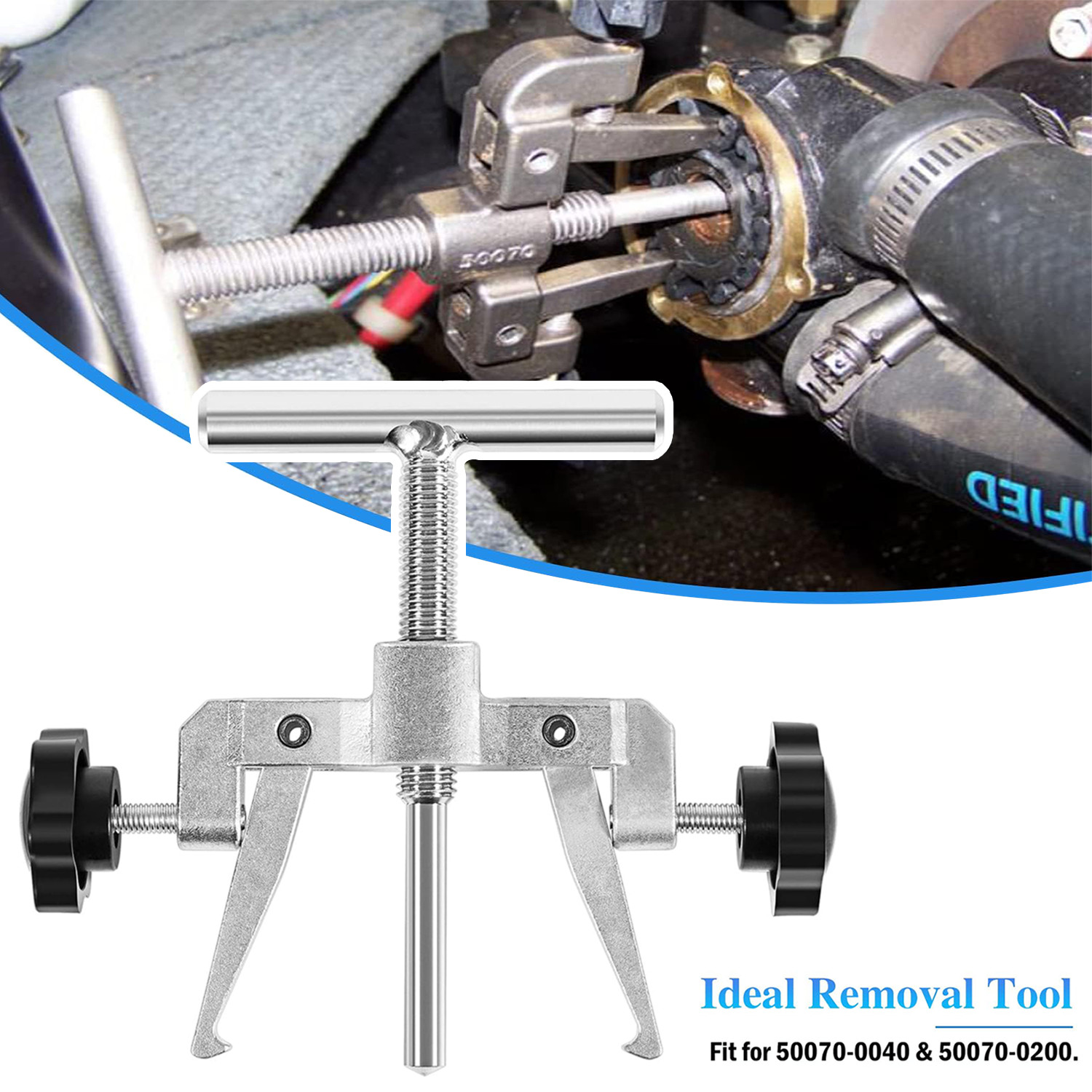 Impeller Puller Removal for Impellers 2-1/4″ to 2-9/16″ Jabsco Pump 660040-1