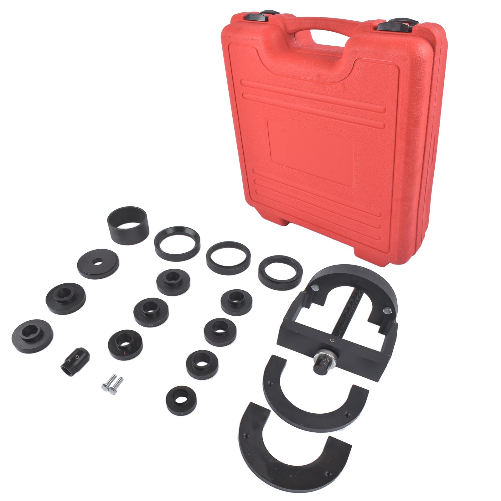 19pcs Master Wheel Hub & Bearing Removal + Installation Tool Set C – U Sizes