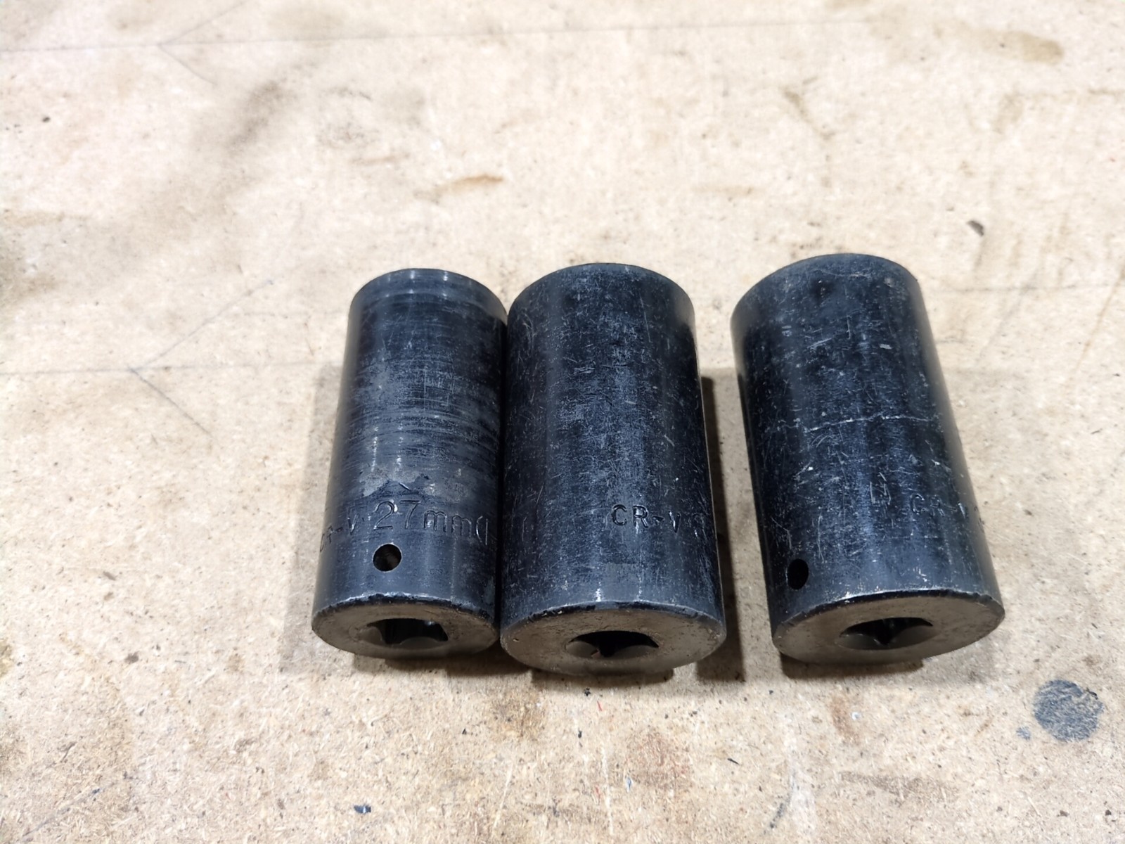 Various Size Impact Sockets 1/2 Drive Deep Metric See List