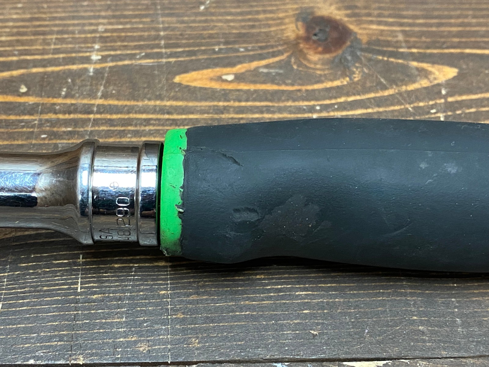 Snap On 1/2″ Drive | 80 Teeth | Soft Grip Handle Green | Quick Release | SHR80AG
