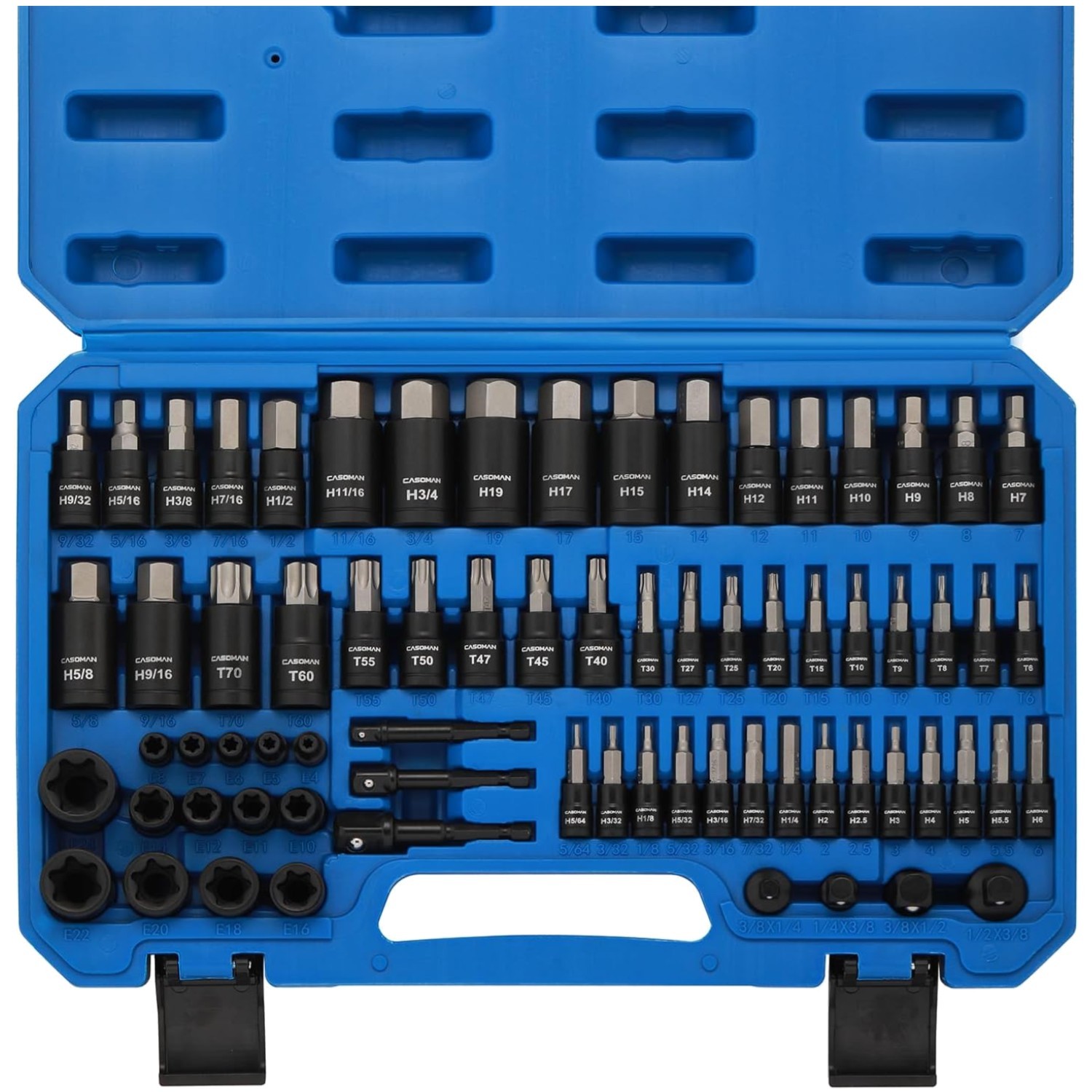 71-Piece Master Hex & Torx Bit Socket Set